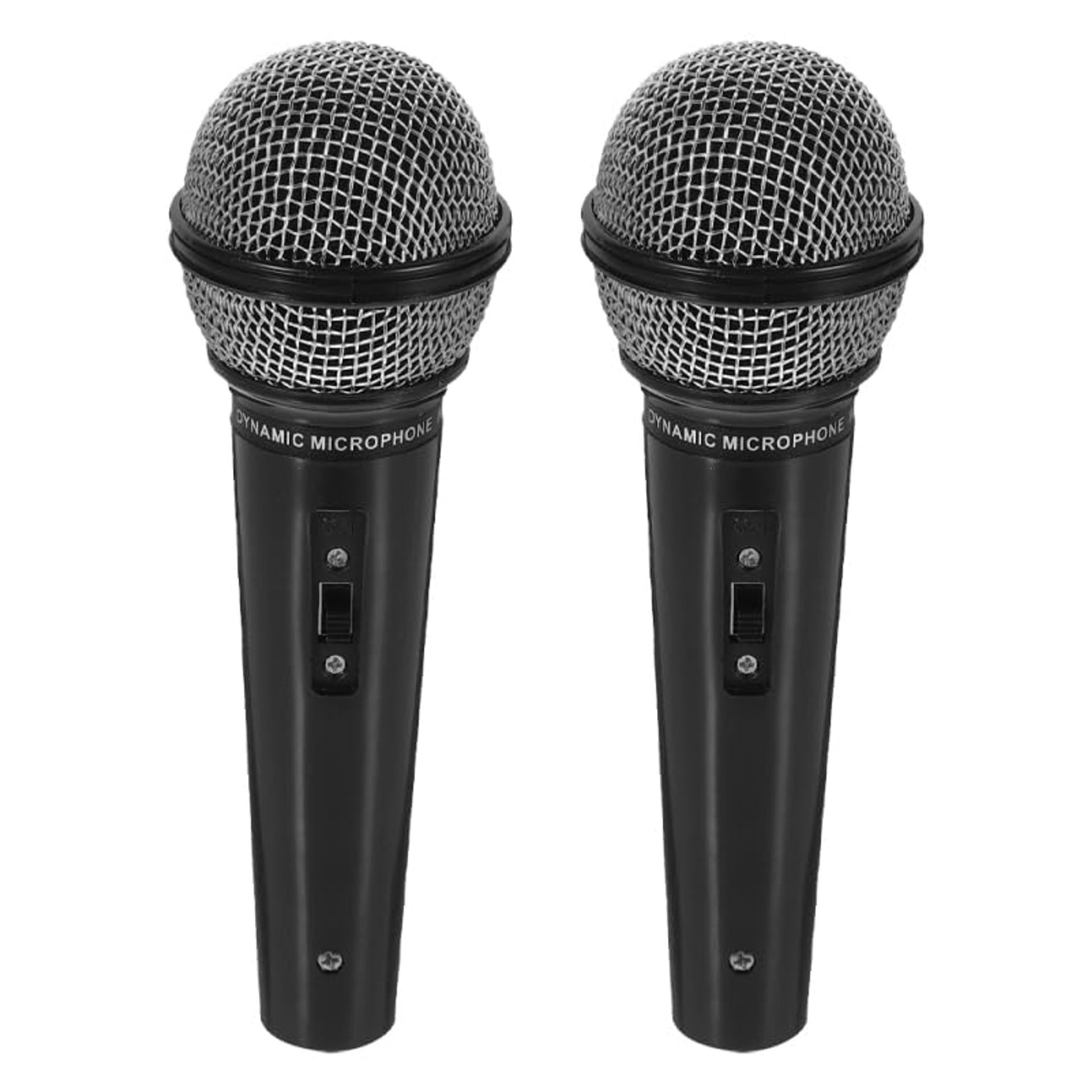 Kids Pretend Play Microphones Set of 2 – Mini Karaoke Style Echo Toy Mics for Parties, Performances & Imaginative Play