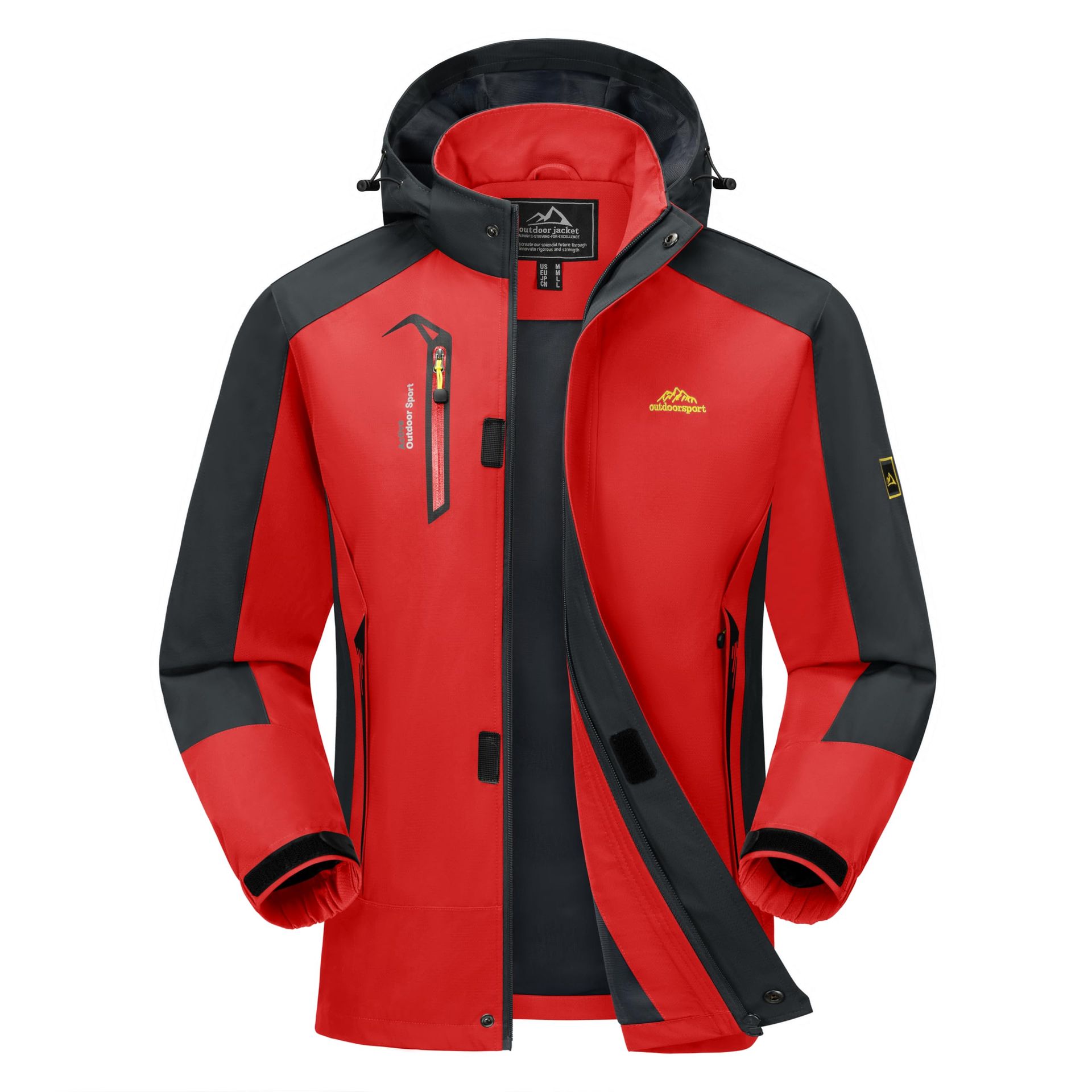 MAGCOMSEN Mens Summer Jacket Lightweight Waterproof Casual Jacket Fishing