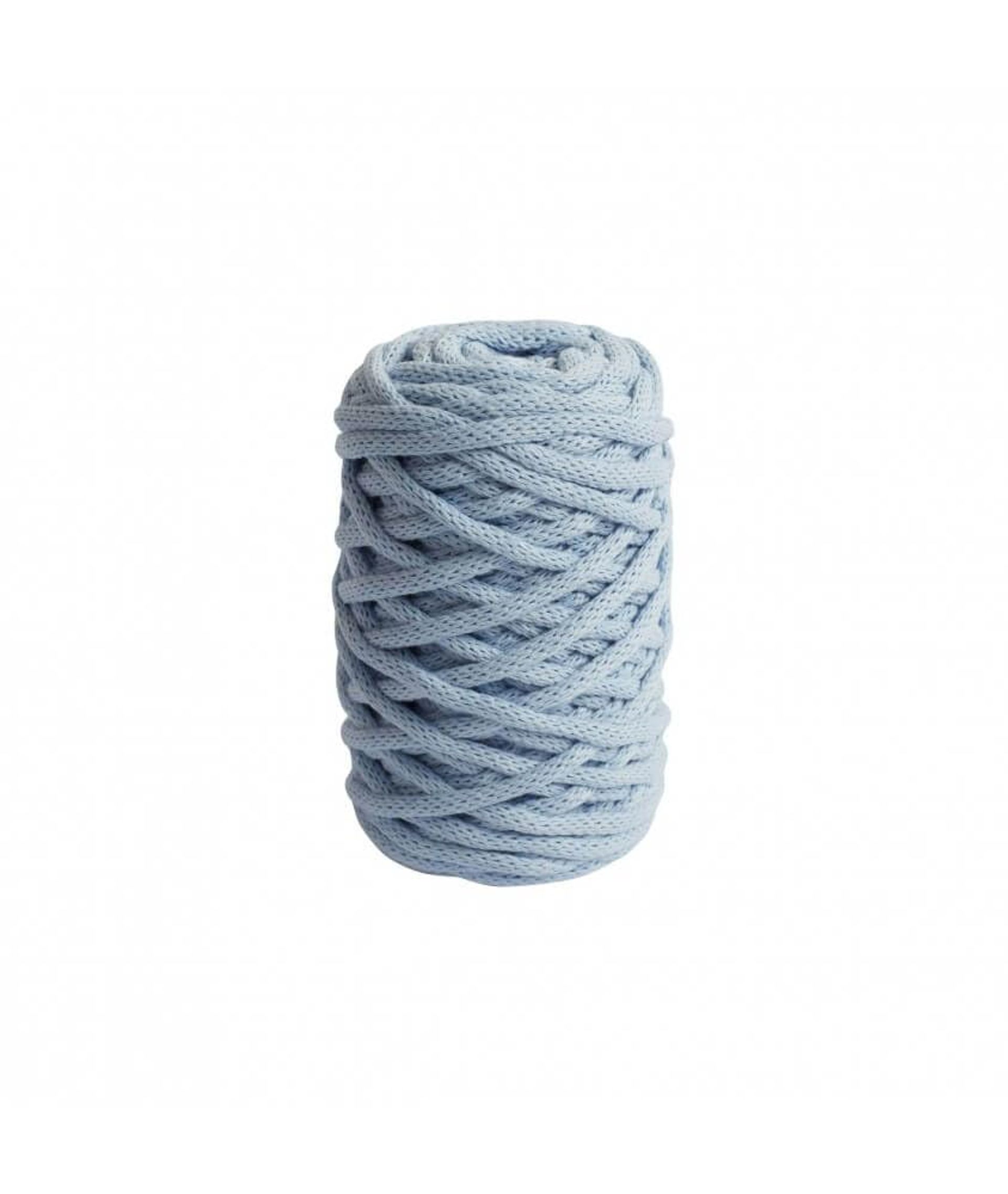 Recycled Cotton Yarn for Crochet & Macramé - 4mm Cord Look, 250g, 55m