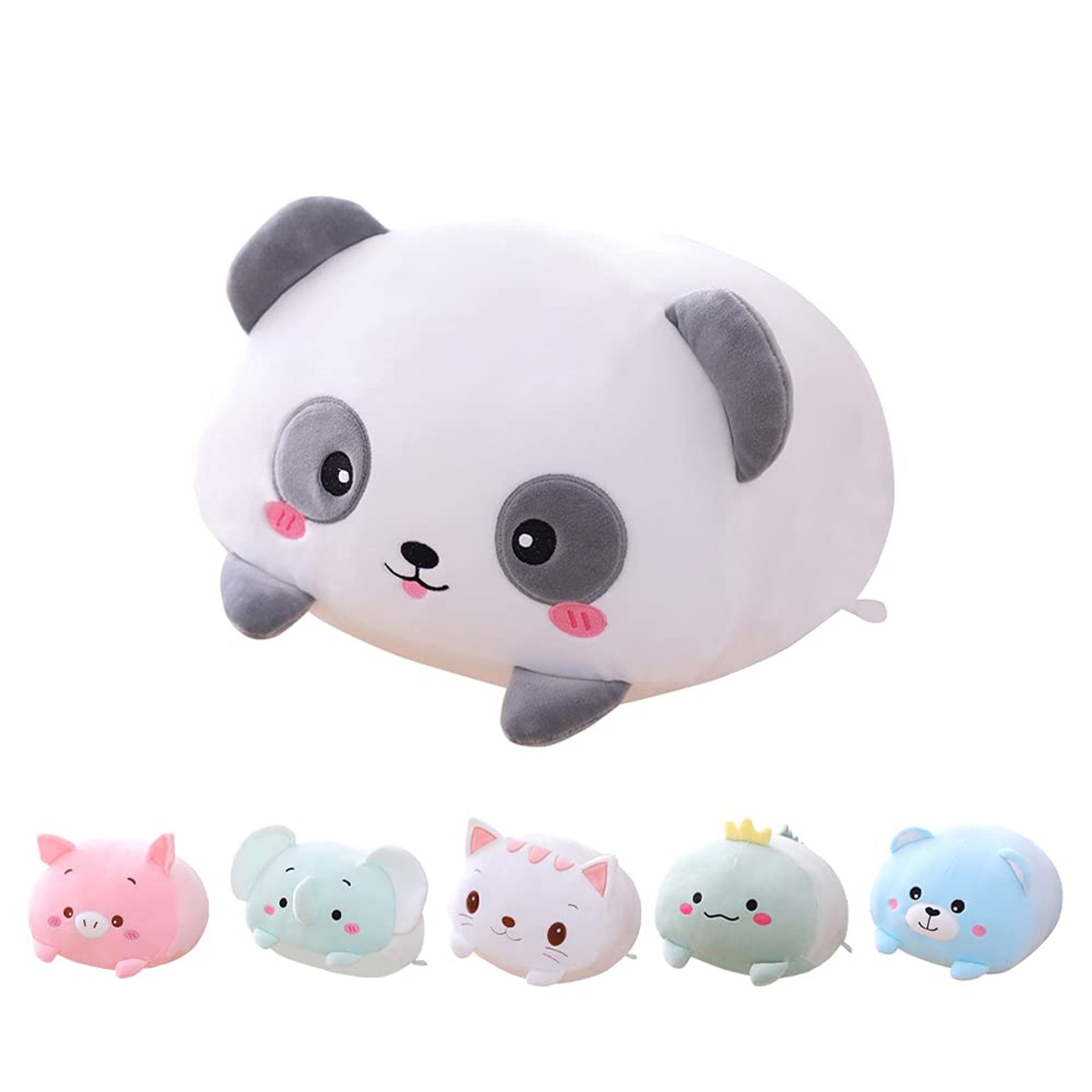 Cute Panda Plush Squishy Stuffed Animal Pillow Super Soft Kawaii Toy Gift - Panda 23.6in