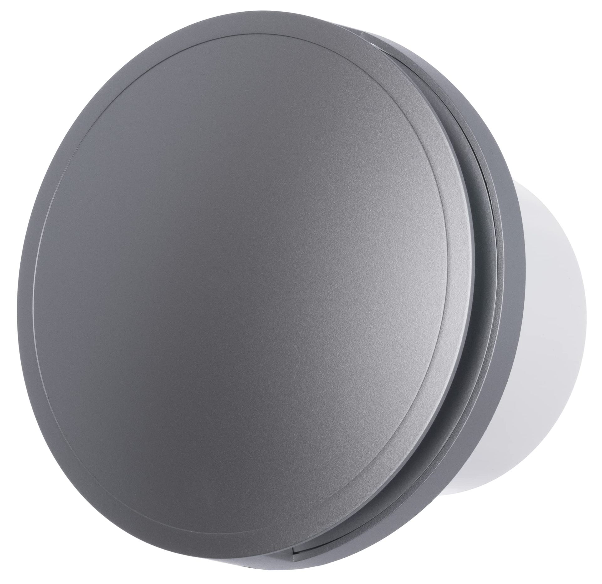 Bathroom Ventilation Fan Quiet Ball Bearing Motor Wall or Ceiling Mount - Silver Ø125mm