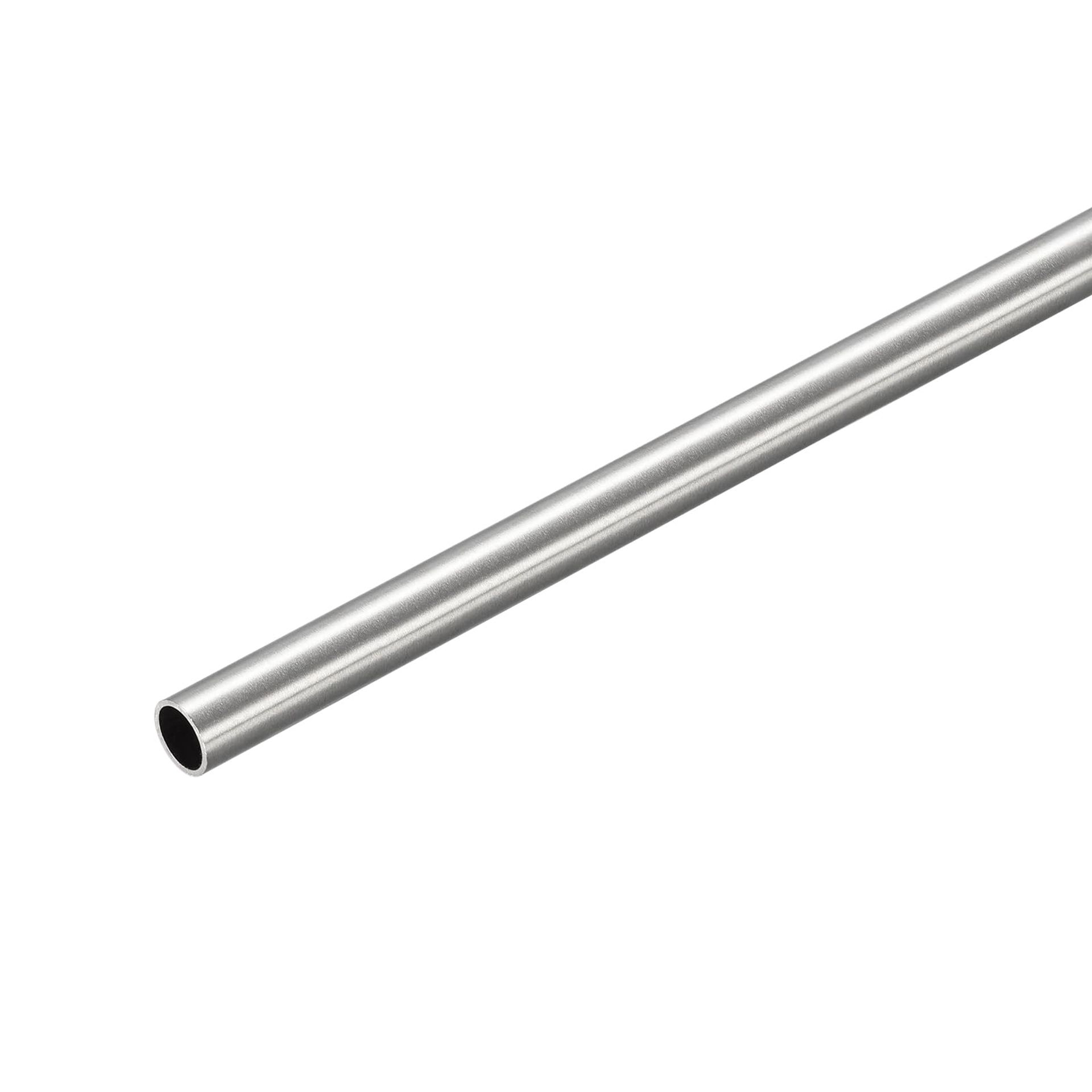 sourcing map 304 Stainless Steel Tube, OD 6mm x 0.5mm Wall Thick 400mm Length Capillary Metal Tubing for Industry Machinery