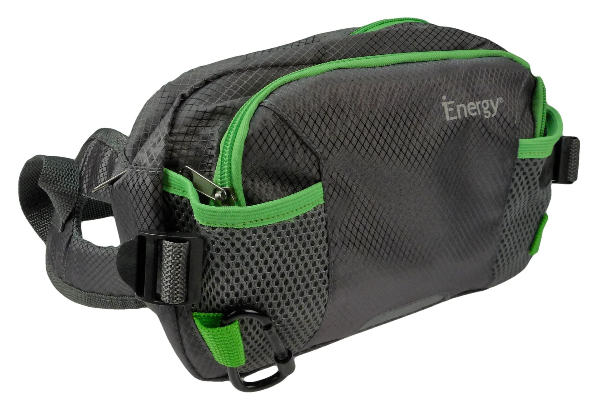 Dog Walking Treat Bag with Waist Belt, Pockets & Leash Clip for Training - Green M