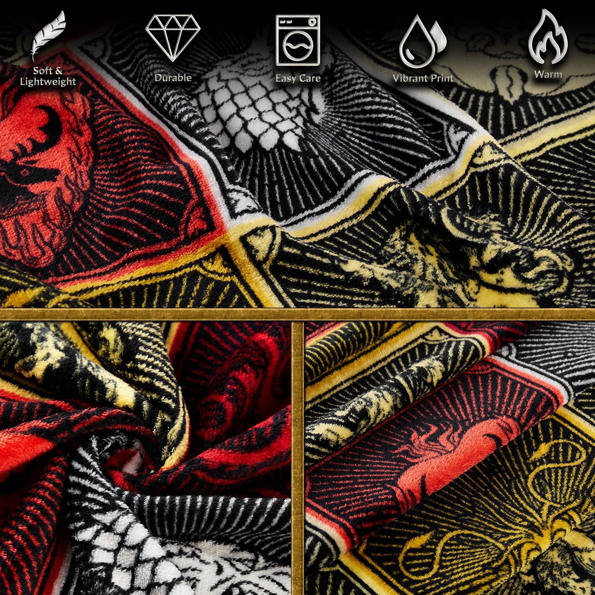 Produktbild von Black Friday Wohndecke »Game Of Thrones«, Mit Tollem Game Of Thrones Motiv, Kuscheldecke | BAUR