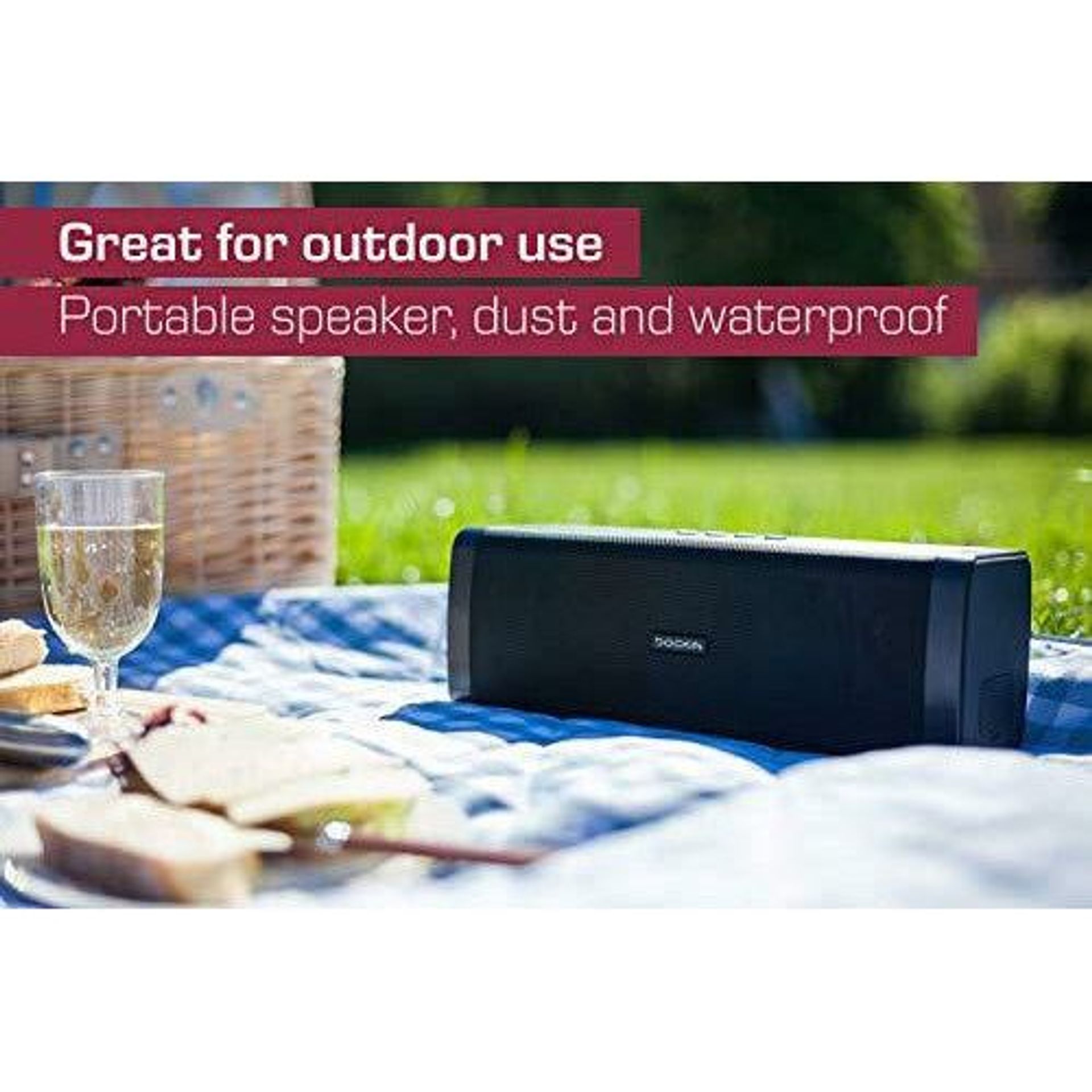 DOCKIN D FINE 50W HiFi Bluetooth Speaker - Portable Mini Sound
