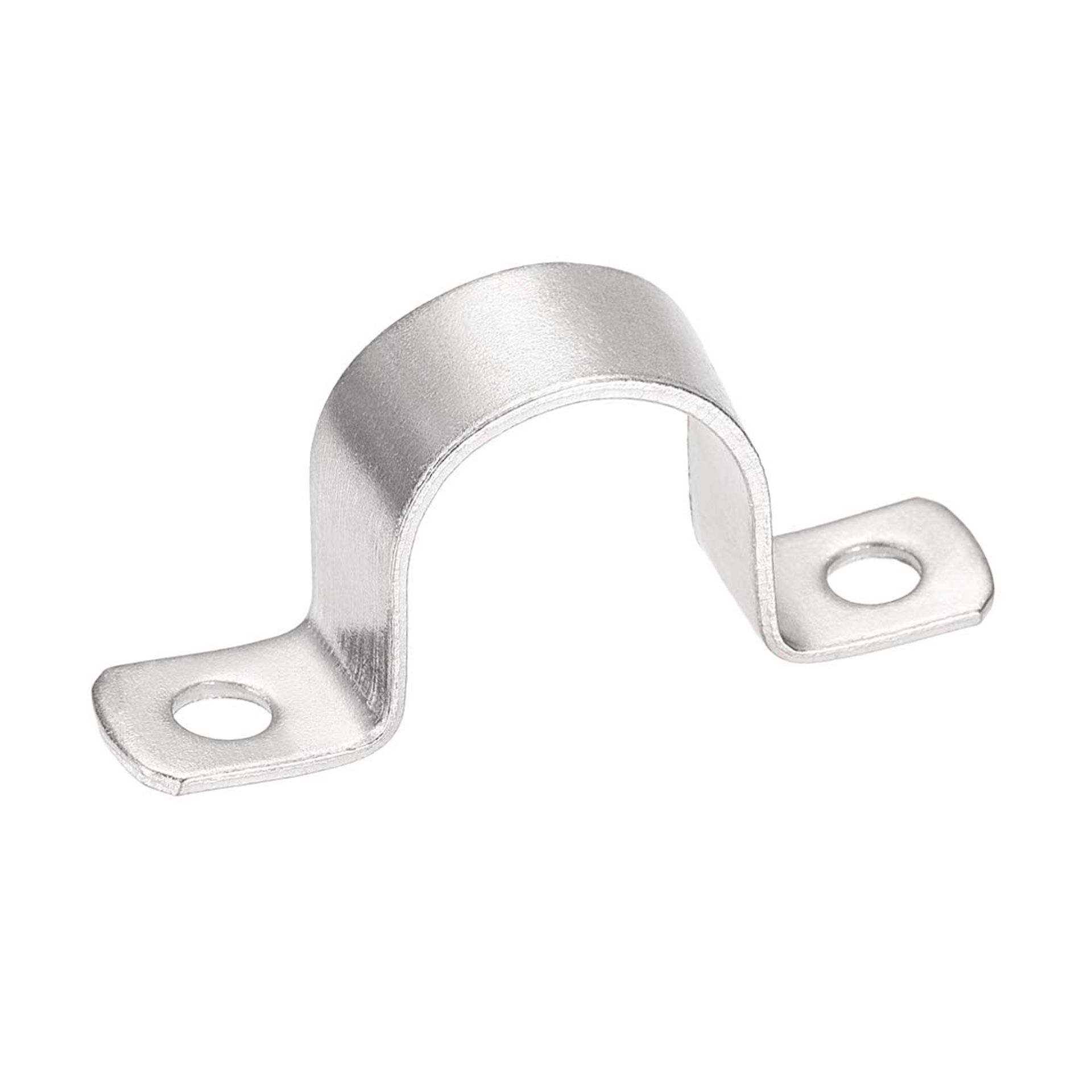 32mm Rigid Pipe Strap - 304 Stainless Steel, 2-Hole Tube Clamp, Pack of 4