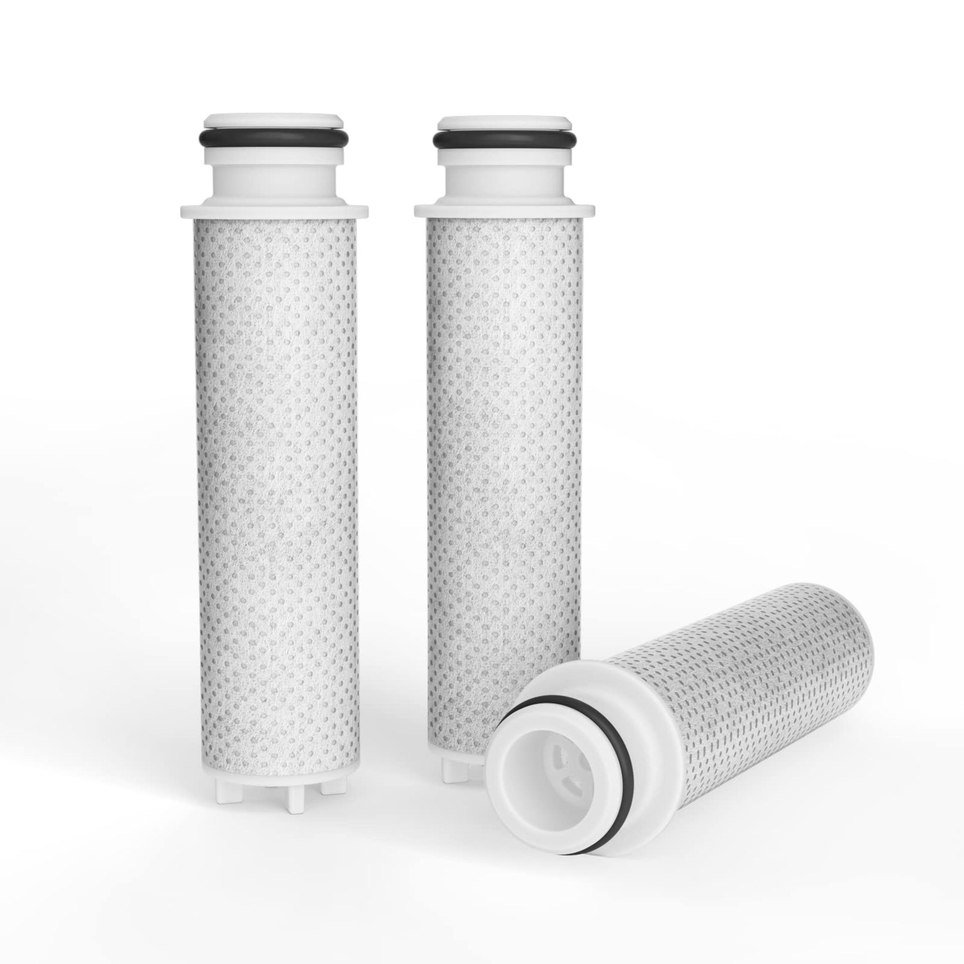 Replacement Shower Head Filters 3-Pack, Softens Hard Water, Removes Chlorine & Fluoride