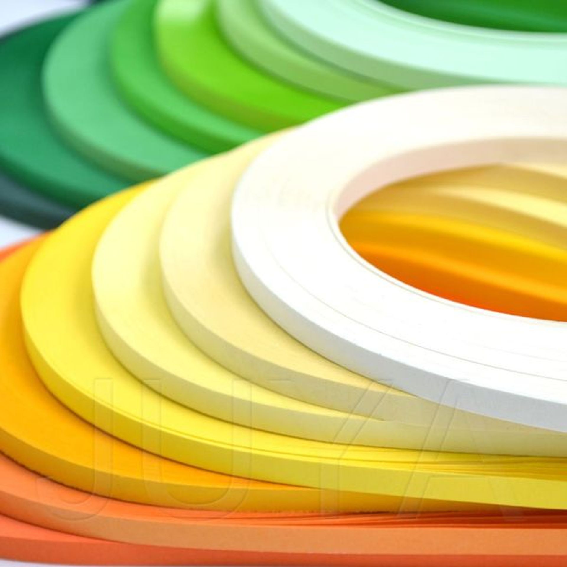 JUYA Single Color Paper Quilling Strips Set 42 Colors 100 Strips Per Pack