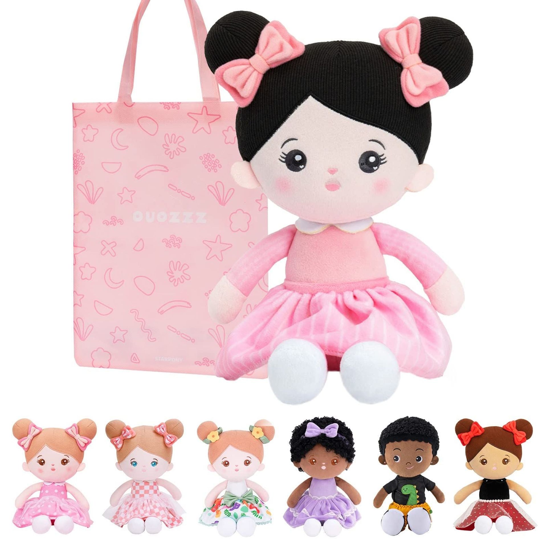 Starpony OUOZZZ 15'' Baby Dolls Girls Gifts Plush Soft Rag Toy For 1 Year