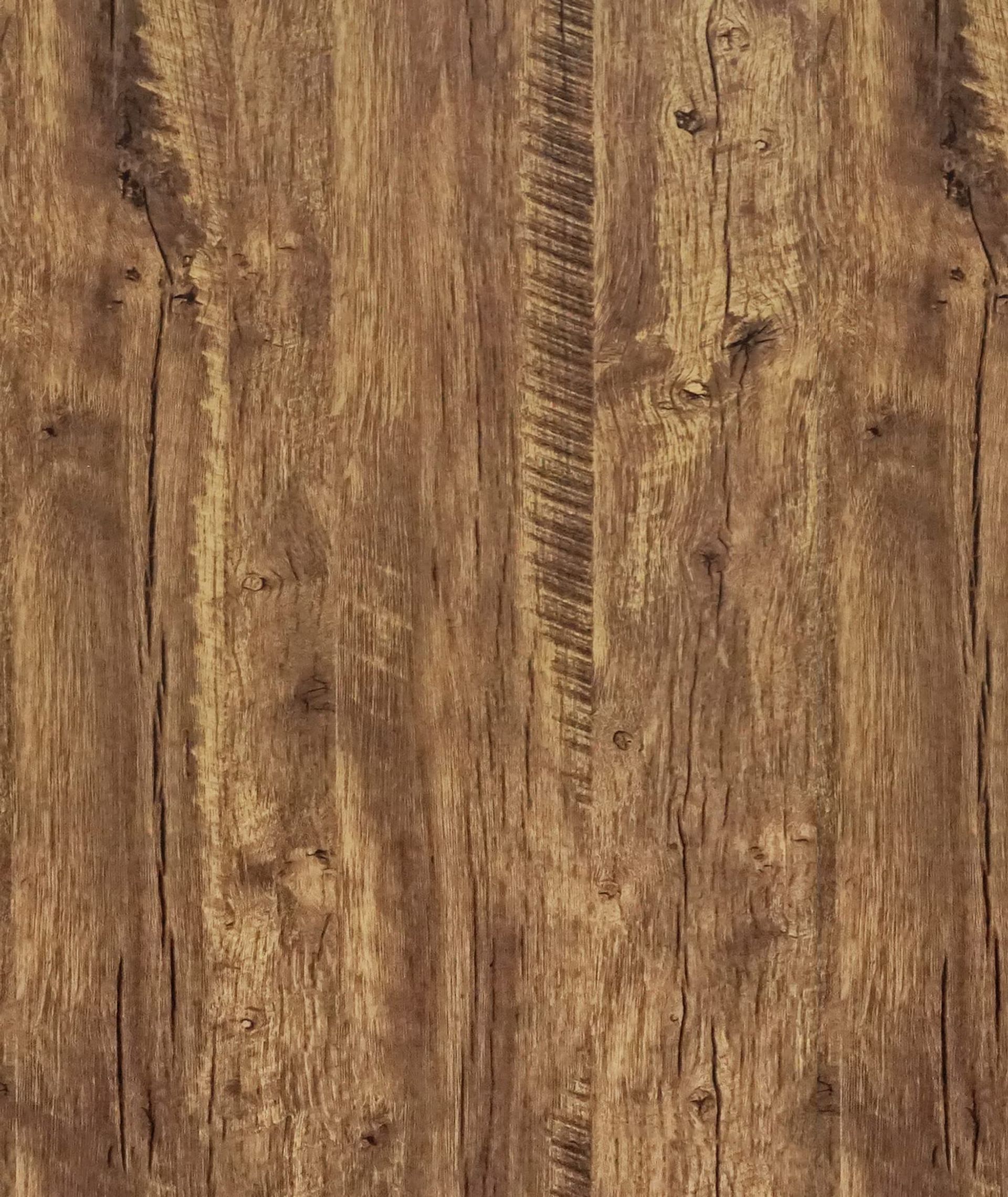 Peel and Stick Wallpaper Wood Effect Self Adhesive Vinyl Roll for Furniture, Cabinets and Walls - Brown 60x500cm