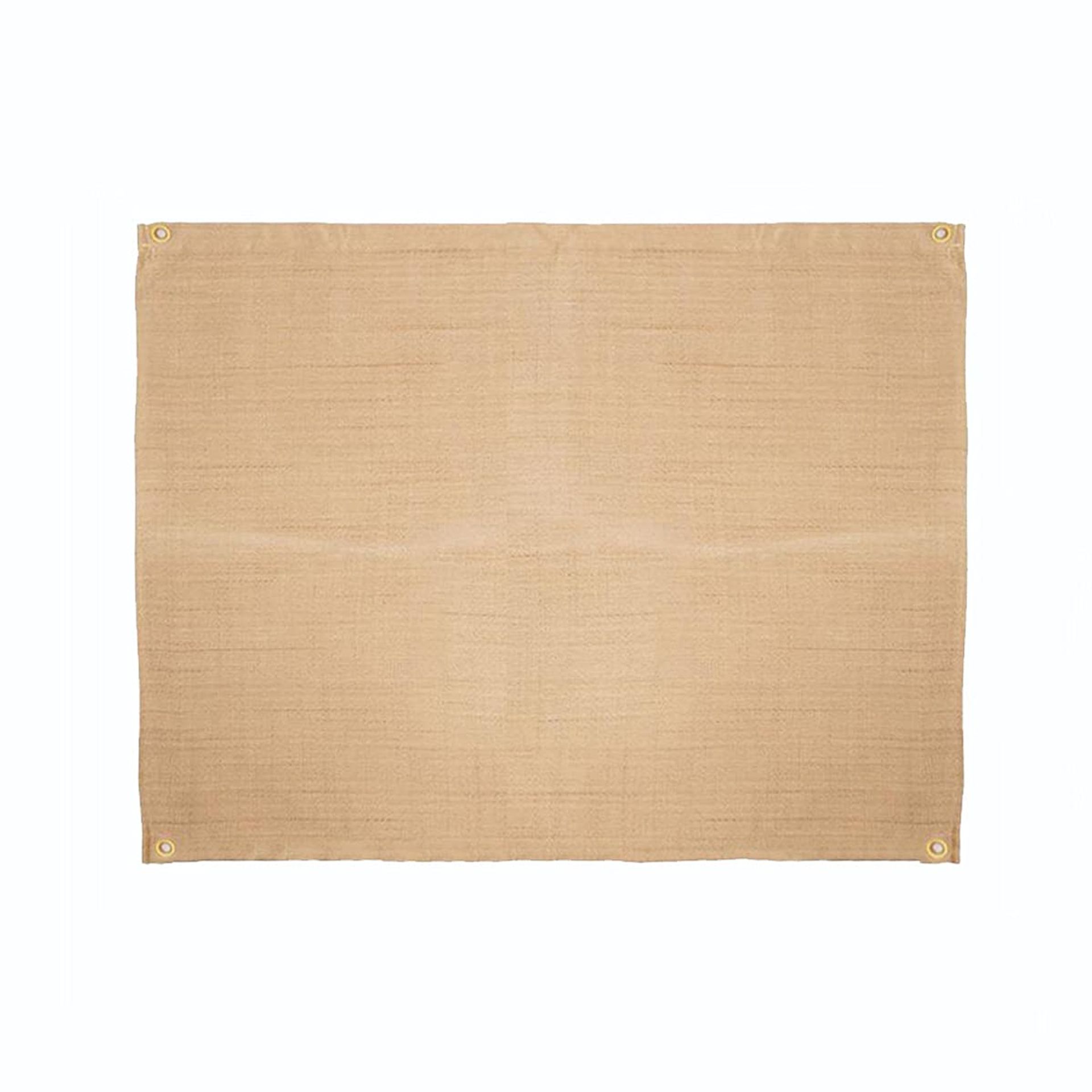 BBQ Fireproof Mat for Fire Pit or Grill Heat Resistant Non-Slip Outdoor Rug - Silver 80x95cm