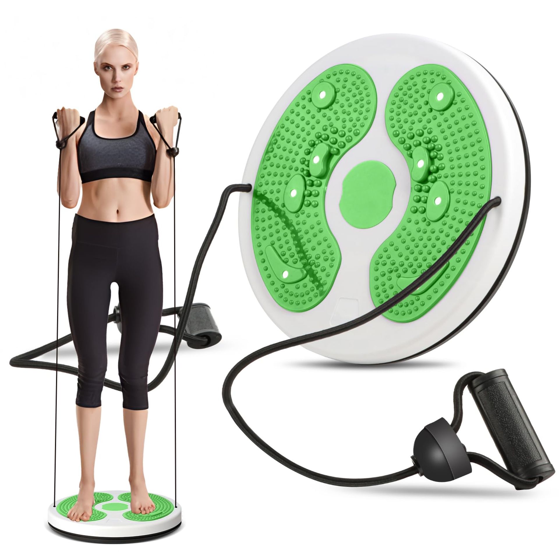 Waist Whisper Waist Sculptor Machine Twister, Body Shaping Waist Twisting Disc for Women - Cardio Exercise & Loss Weight Balance Board Perfect for Home, Gym,Office Workout