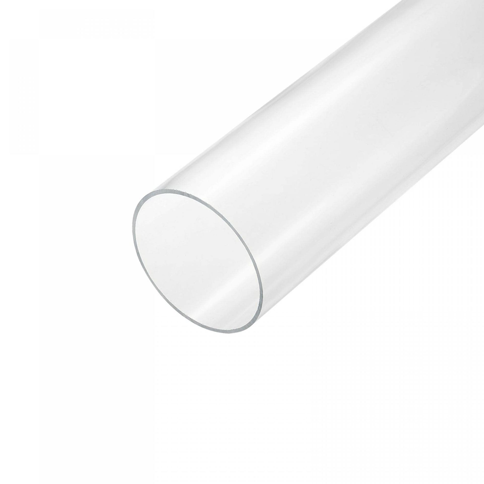 Clear Acrylic Tube 96mm ID 100mm OD for Lamps, Lanterns & Water Cooling (14-Inch Length)
