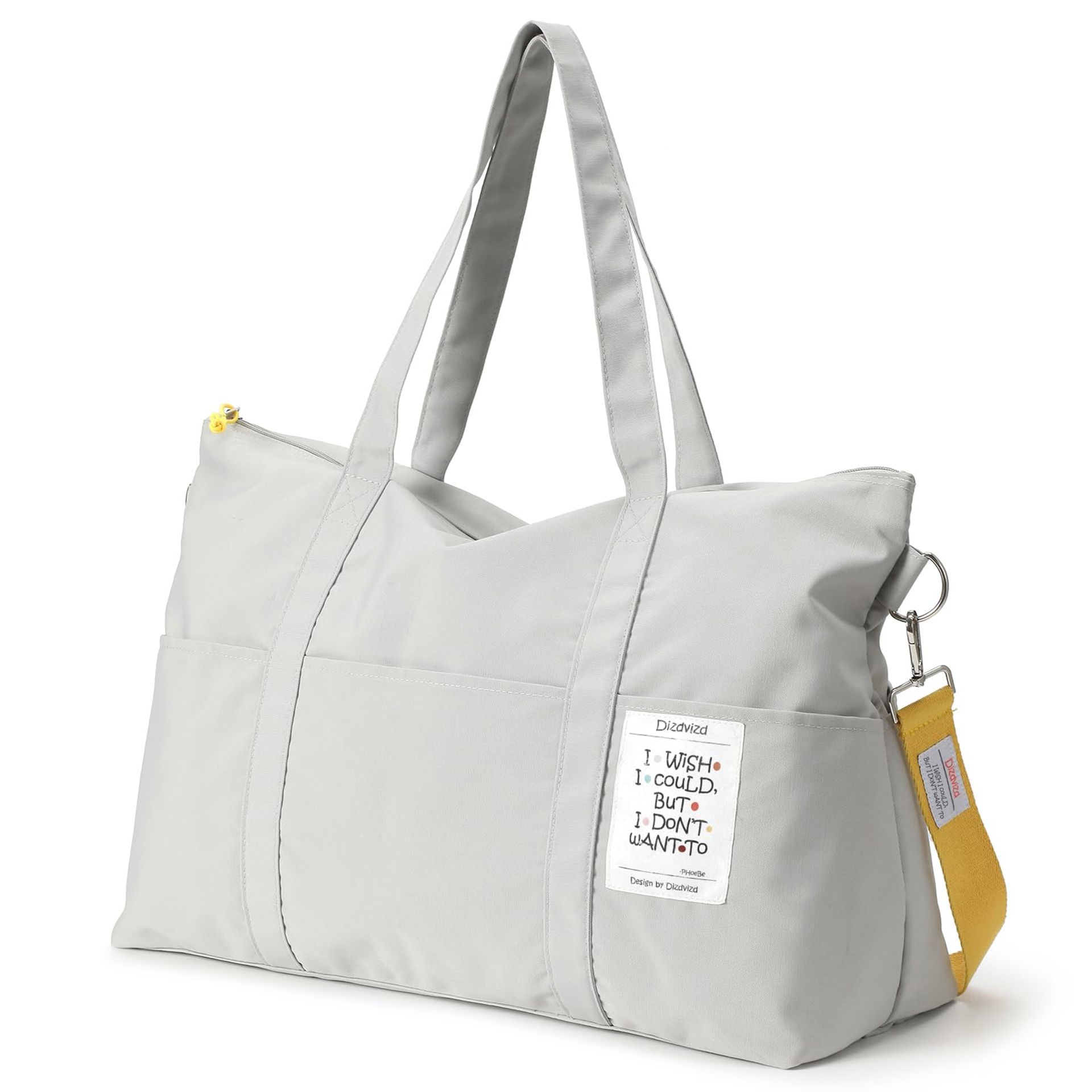 Cabin Bag 40x40x20cm, 48L Underseat Travel Holdall, Carry-On Weekend Duffel for Men & Women, Gym, Hospital or Overnight Use
