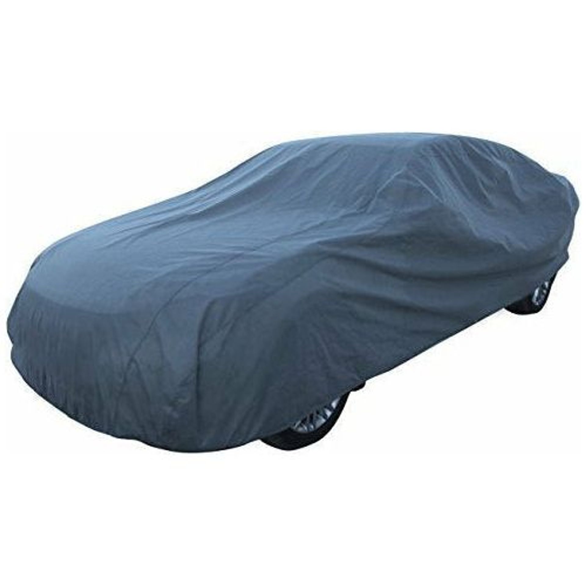 Full Car Cover with 3-Layer UV Protection, Breathable Fabric, Universal Fit for Sedans (169"x63"x45", Grey, Indoor Use)