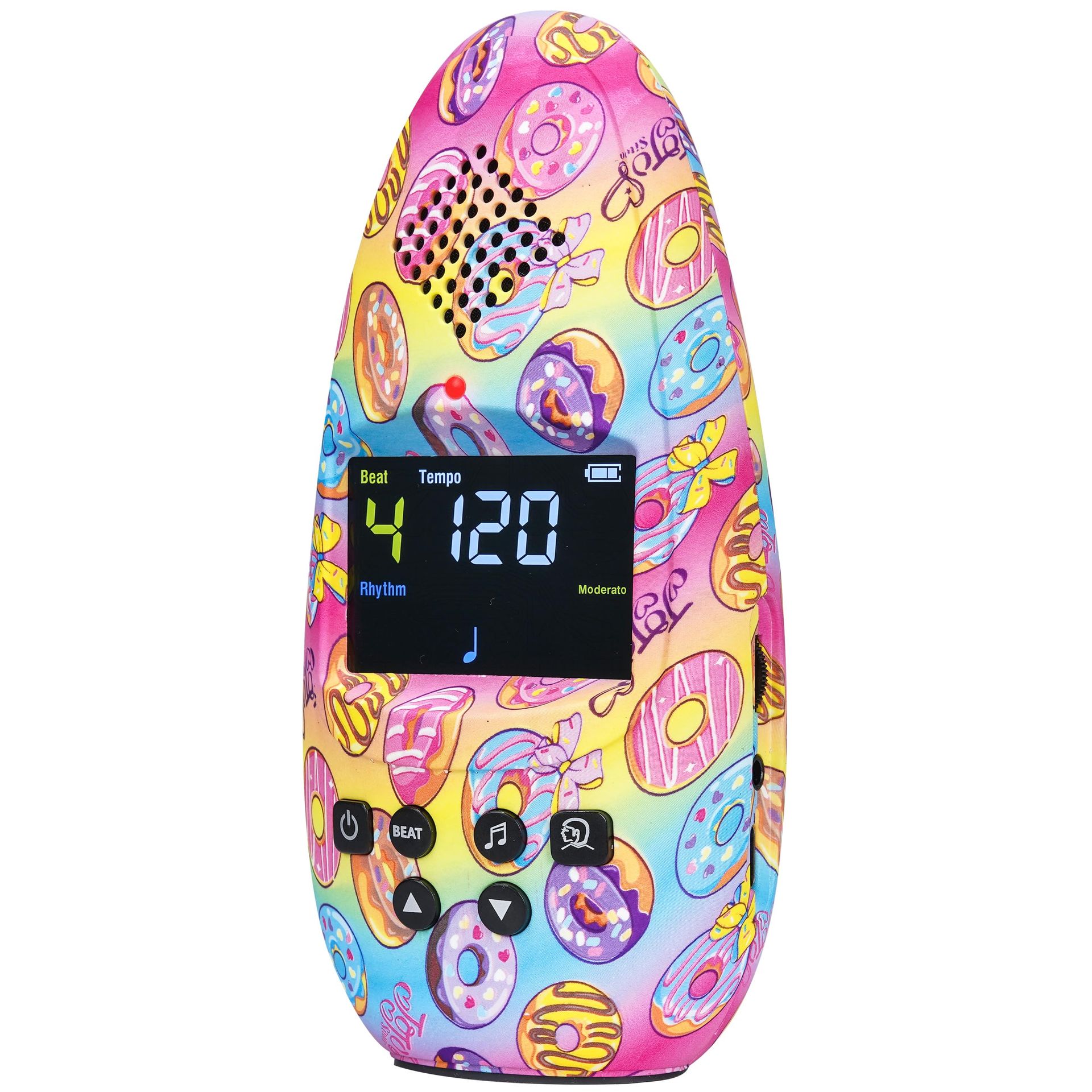 Digital Rechargeable Metronome with Colour Screen & Headphone Jack – Art Series for Guitar, Piano, Drums & All Instruments