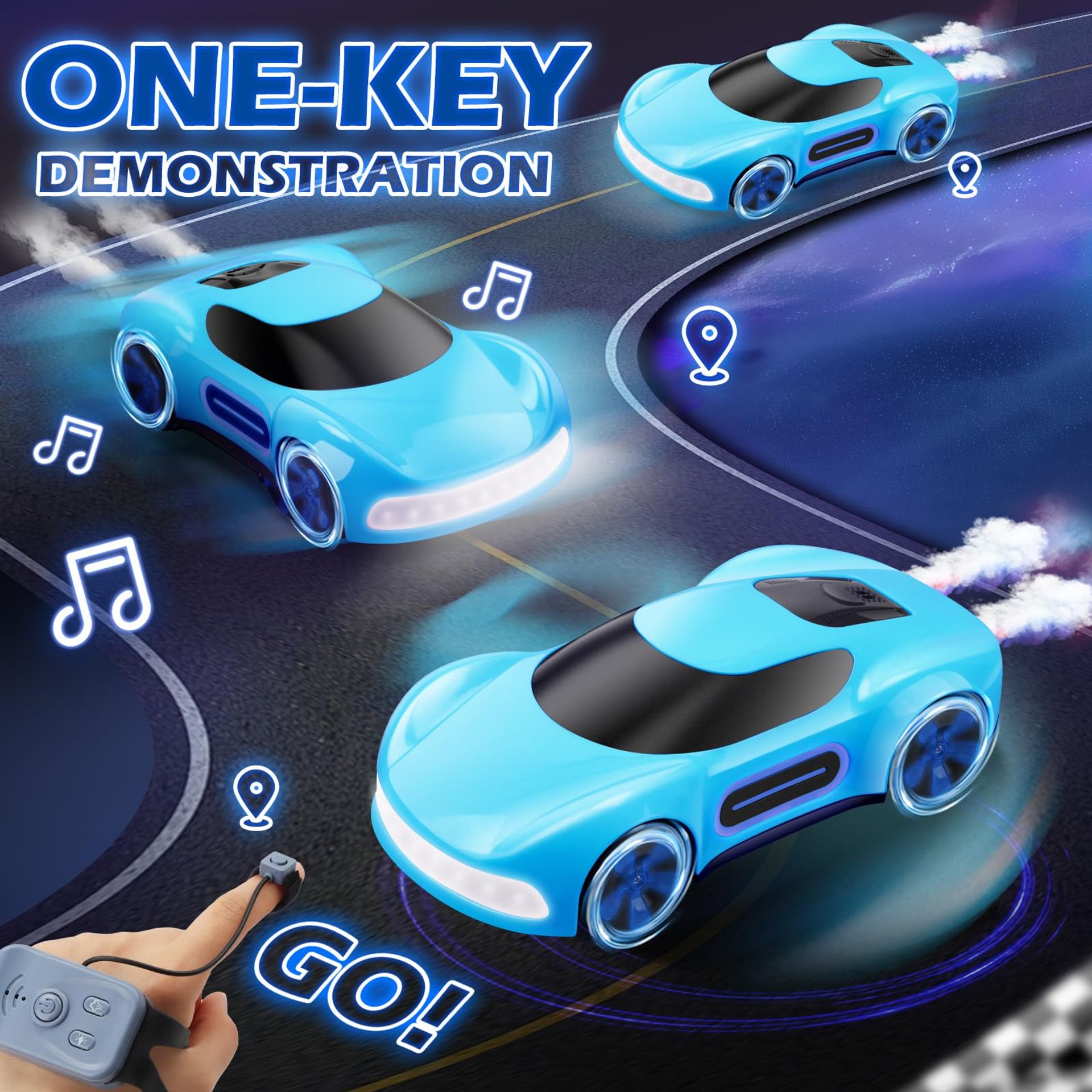 Remote Control Stunt Car For Kids 3-10 Years Old Drifting RC Racing Toy