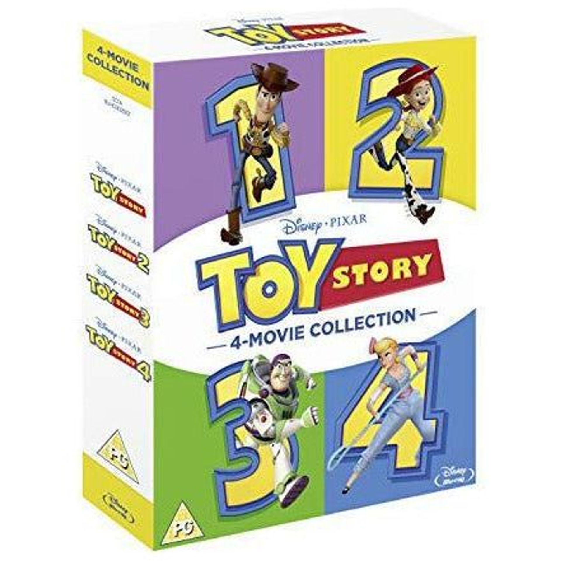 Disney & Pixar'S Toy Story 1-4 Boxset [Blu-Ray] [2019] [Region Free]