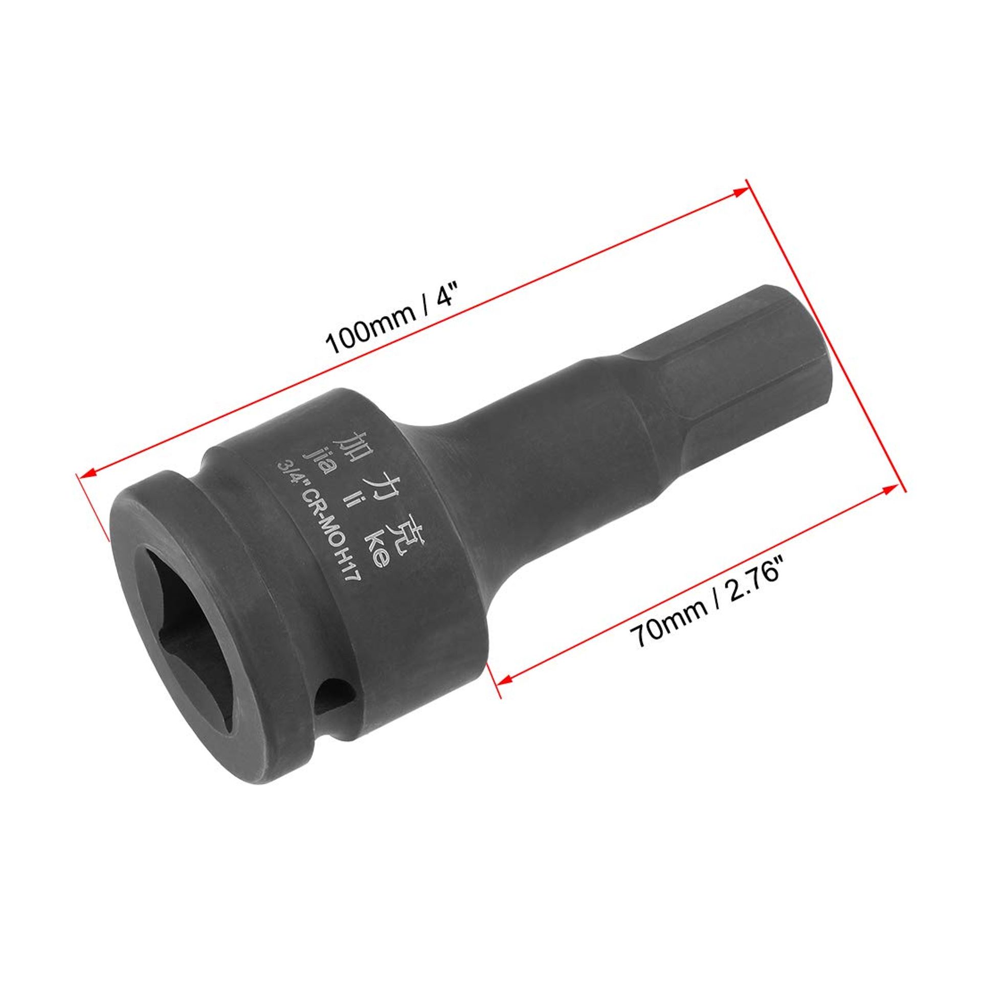 Impact Hex Bit Socket 3/4