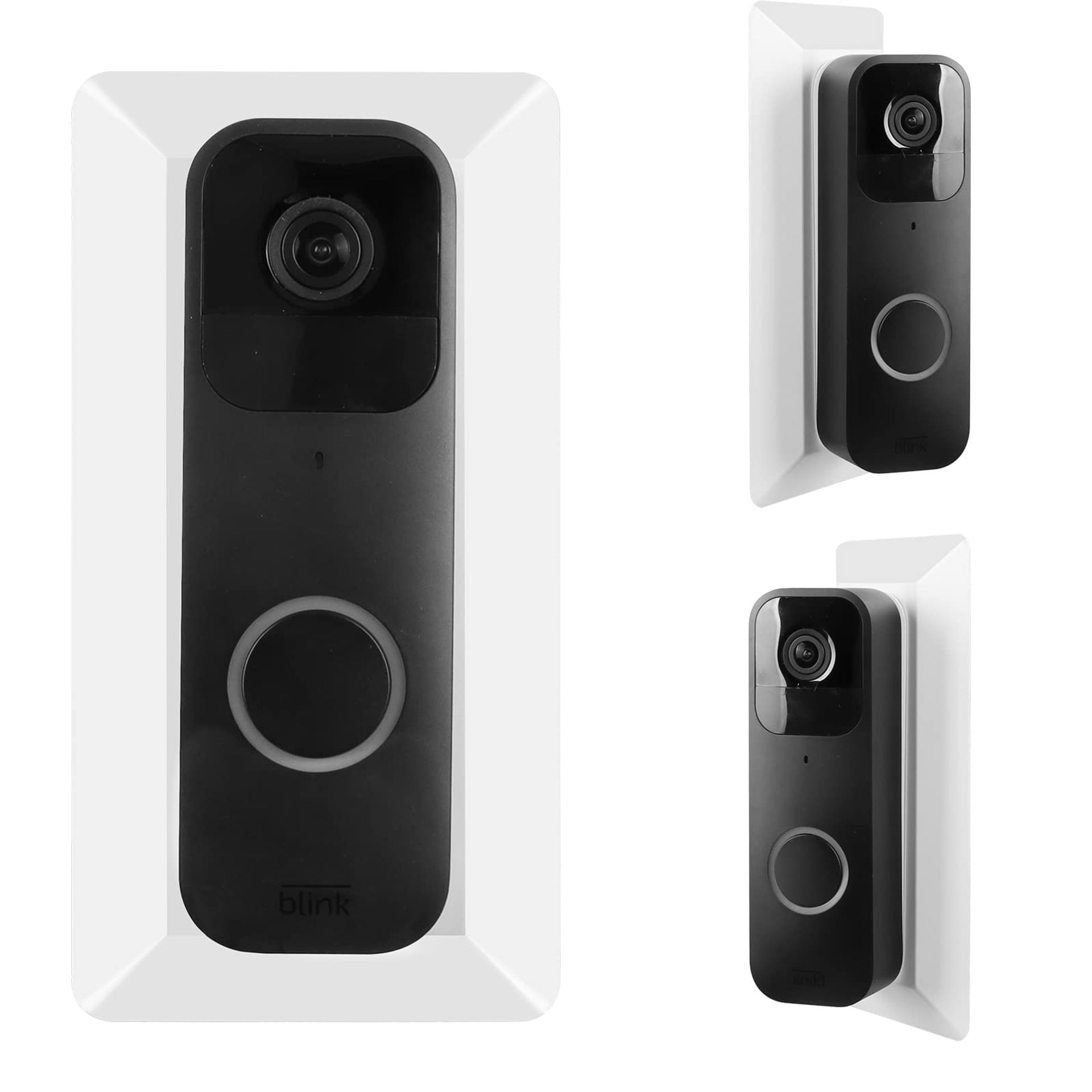 35° Angled Wall Mount for Blink Video Doorbell - Durable ABS Material, Easy Installation