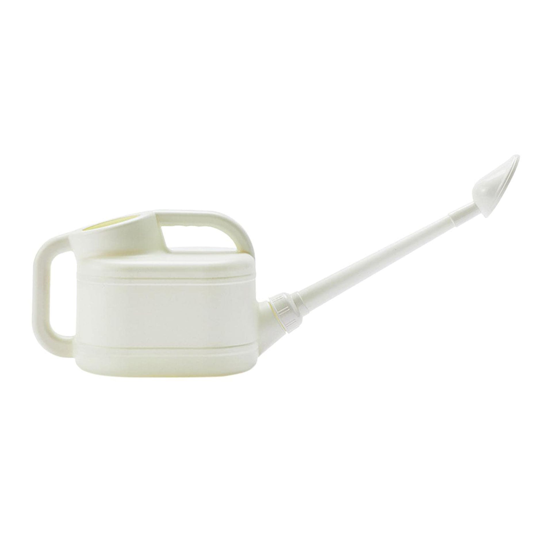 Sharplace Modern Garden Watering Can 4L Long Spout Plastic Extra Large Watering Pot for Houseplants Plants Garden Indoor Outdoor, White