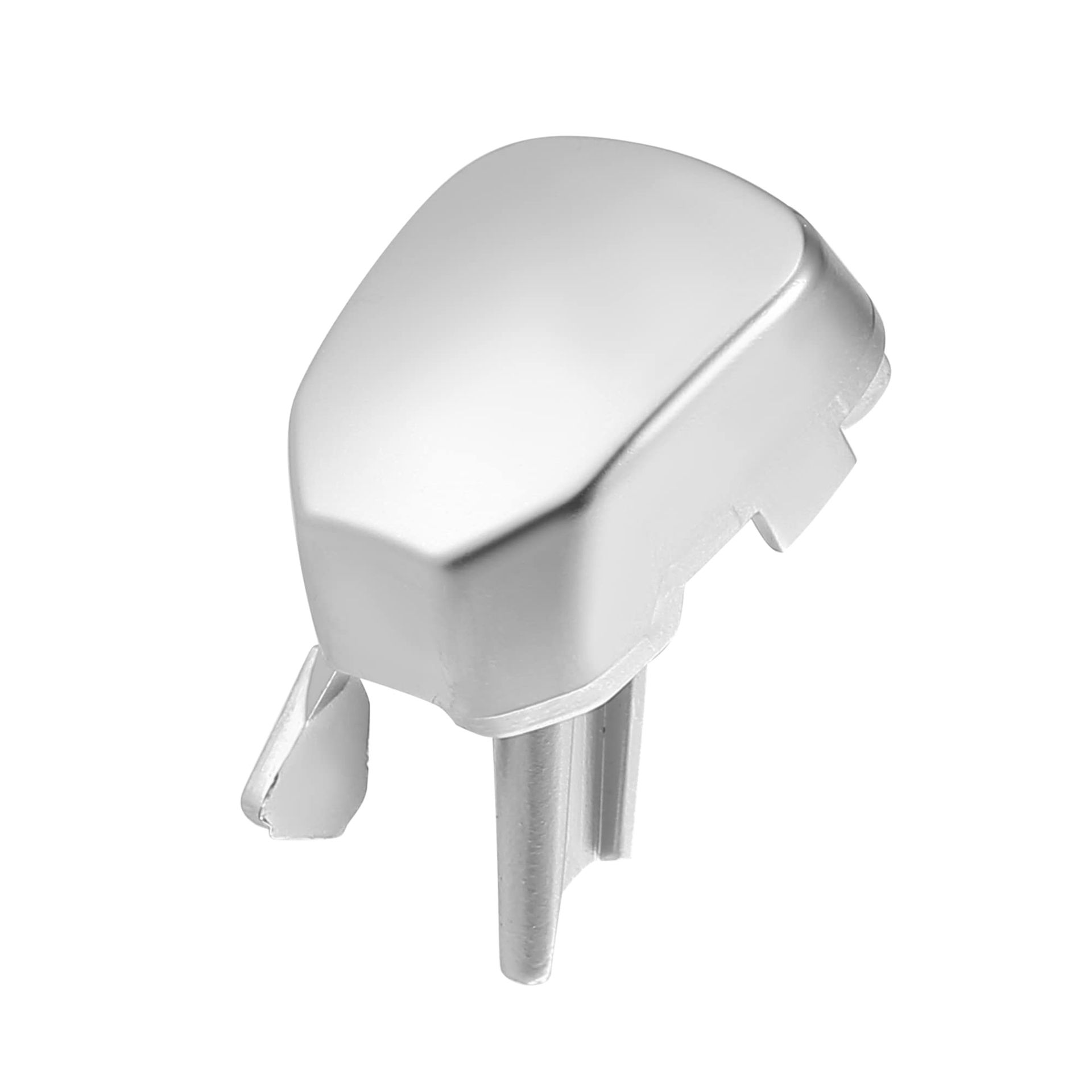 X AUTOHAUX Gear Shift Lever Button Cover Trim Replacement LR117072 Silver Tone