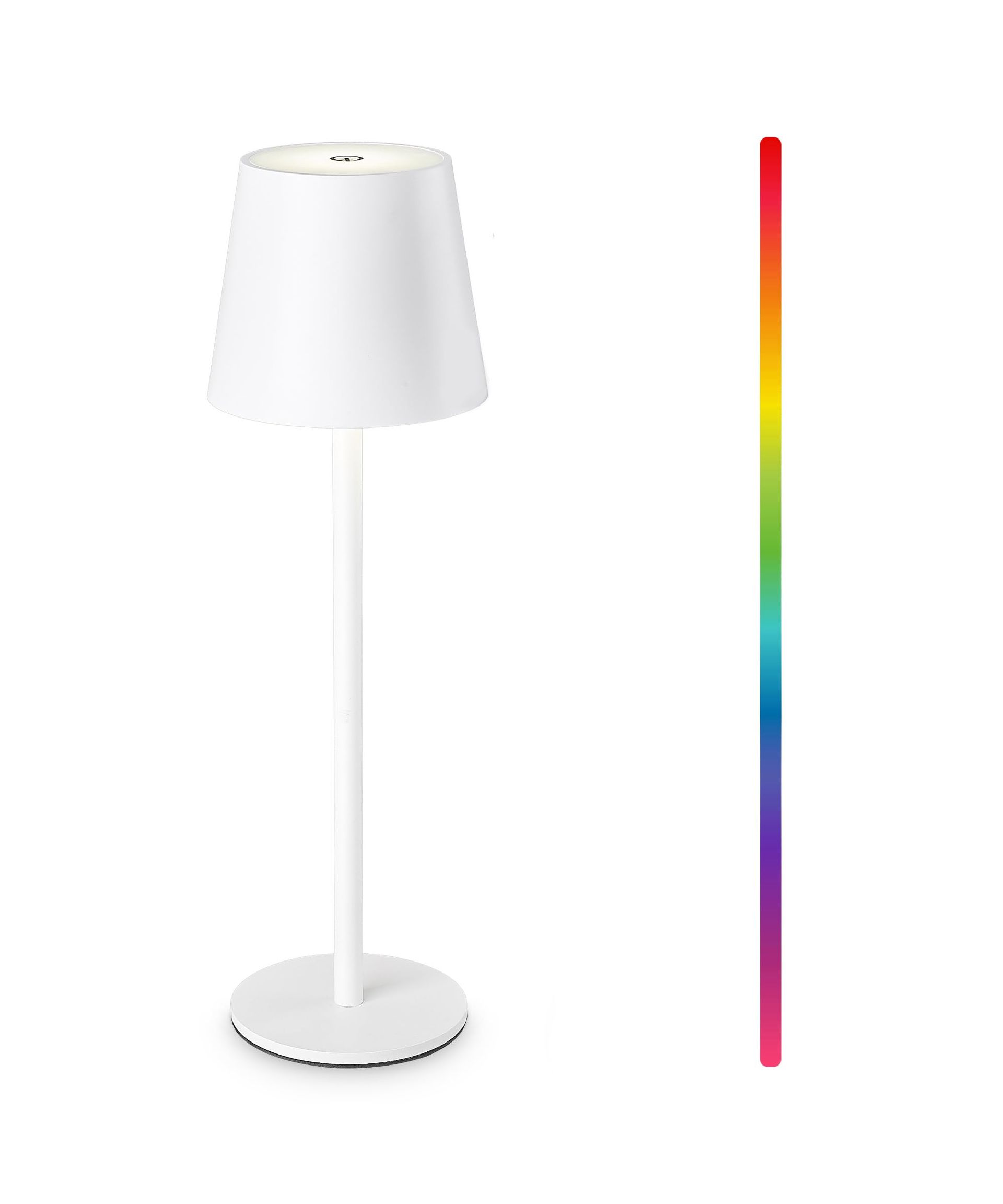 Cordless Table Lamp with 5200mAh Battery, Touch Control & RGB Lighting, Waterproof Portable Bedside Light for Indoor & Outdoor Use