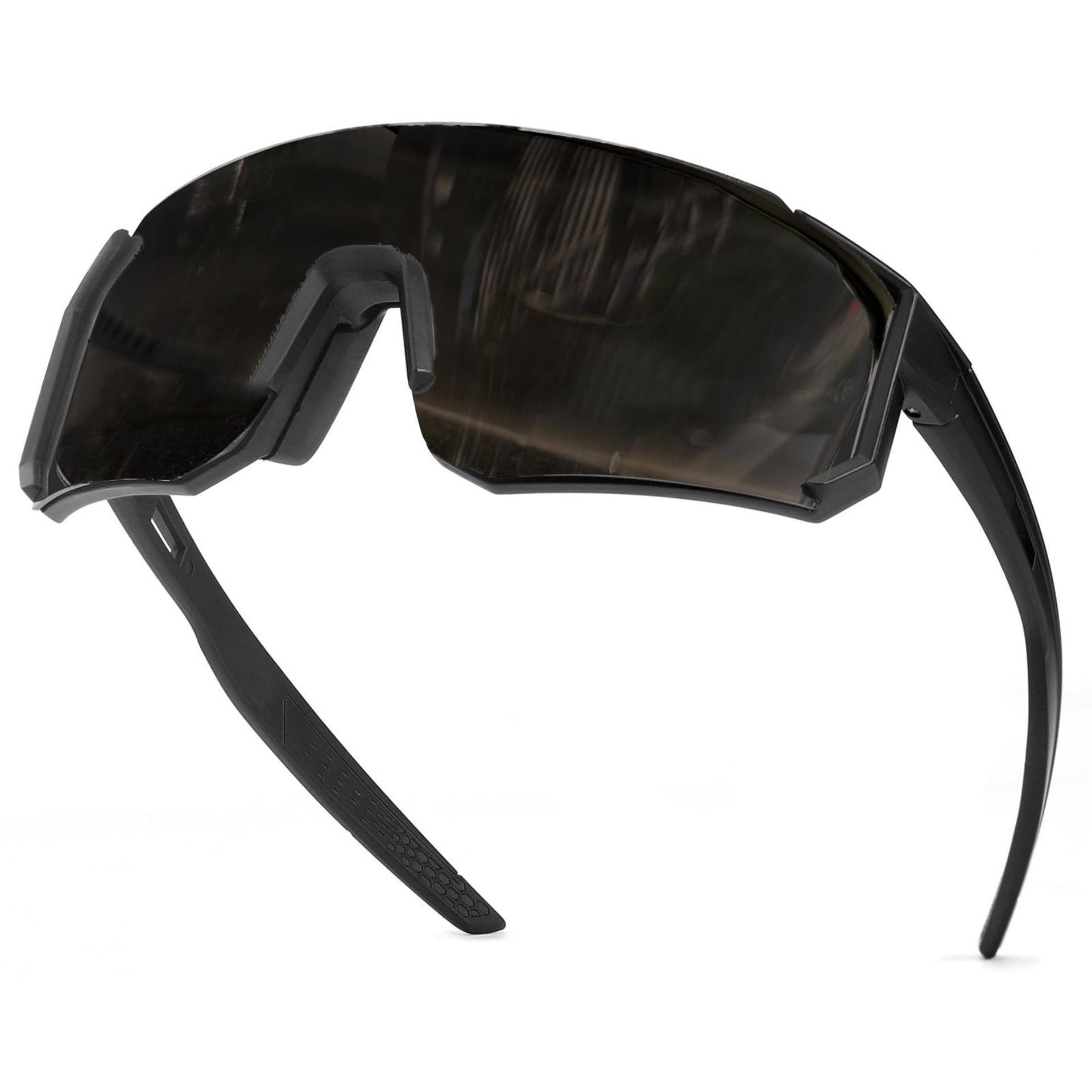 Polarised Wraparound Sports Sunglasses with UV400 Protection for Cycling & Running