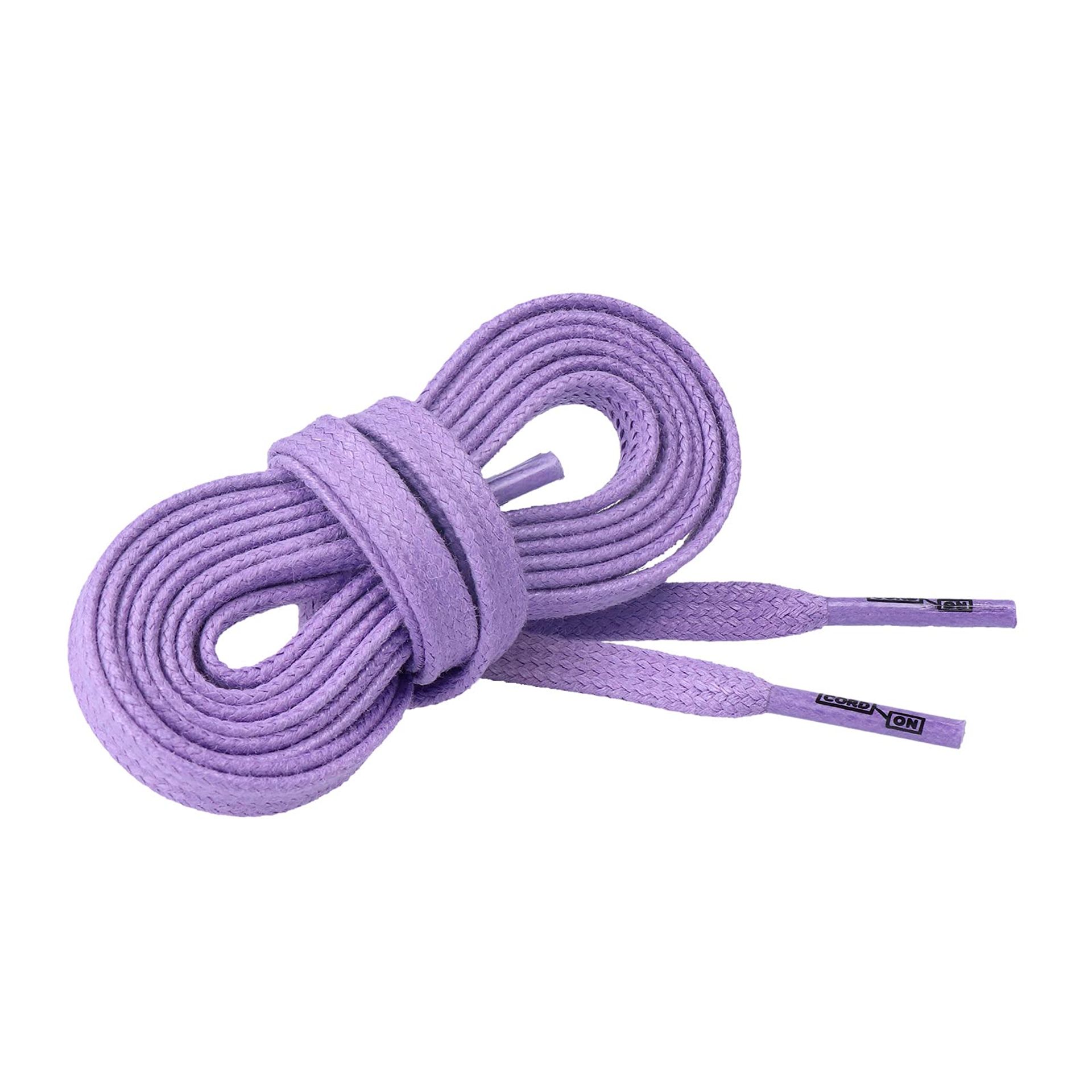 Amoratado Waxed Cotton Laces Flat 6mm - 125cm Pair for Shoes & Boots