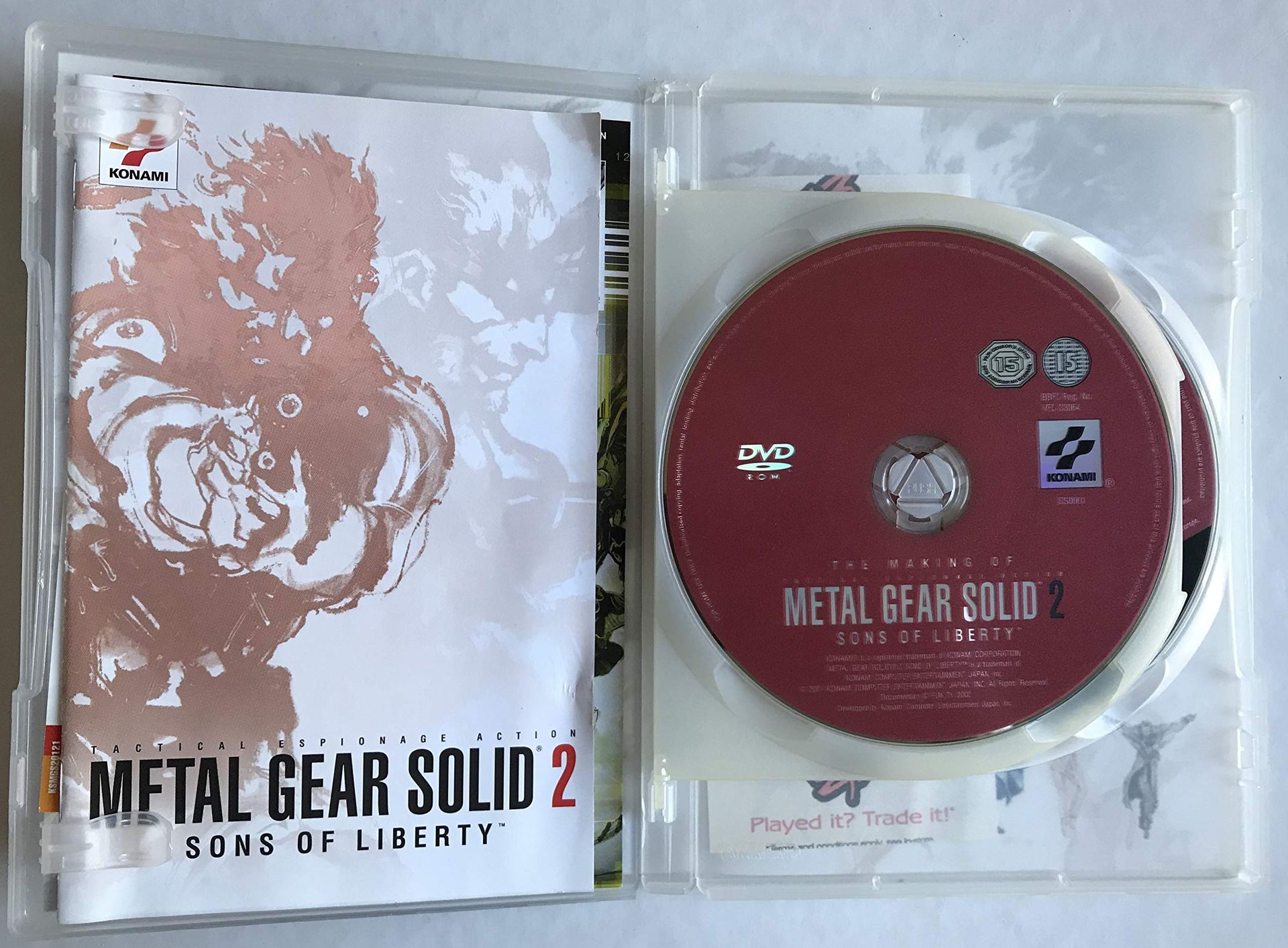 Metal Gear Solid 2: Sons Of Liberty Tactical Espionage Action Game