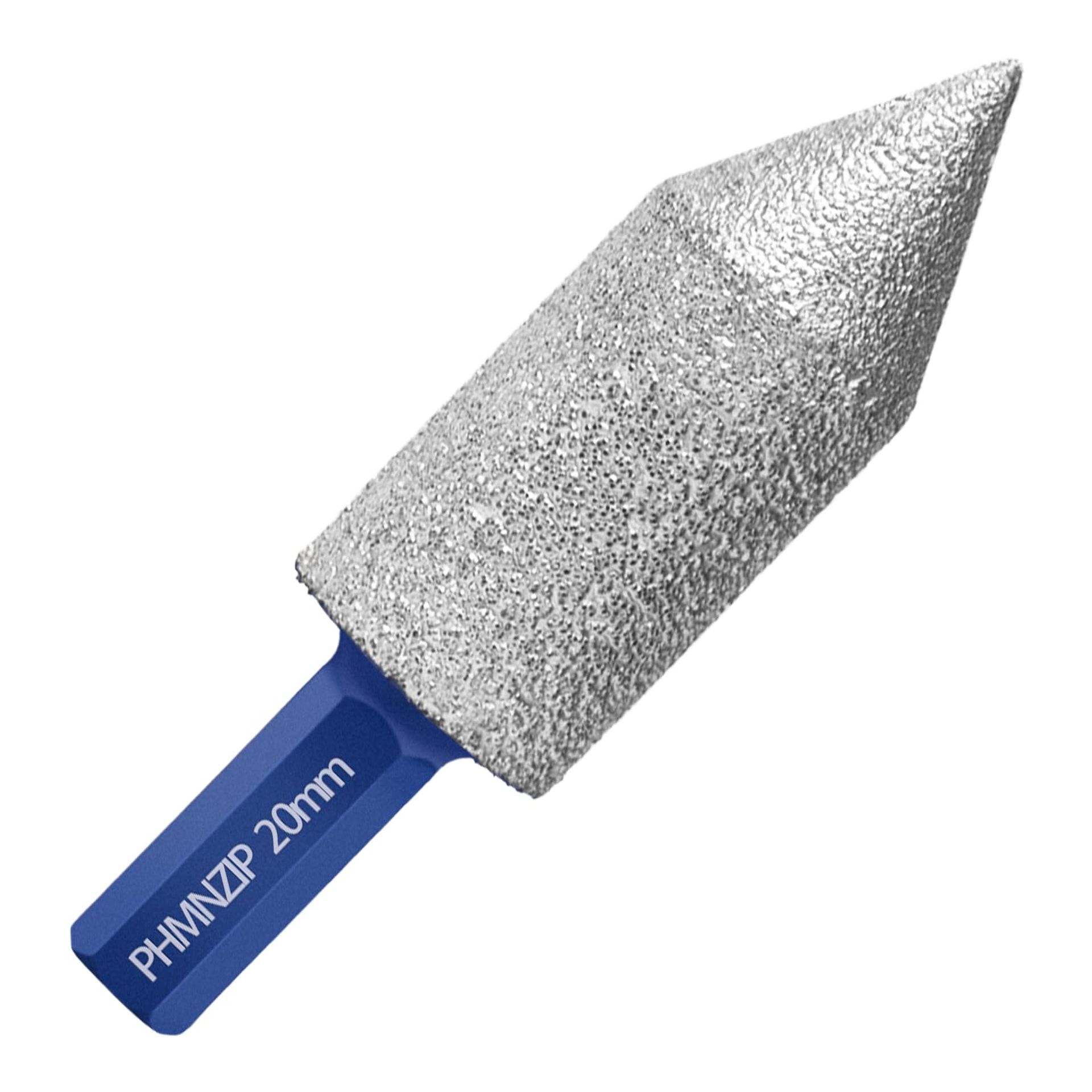 Diamond Chamfer Bit Hex Shank Countersink Drill for Tile Marble Granite - Cone 20mm-Chamfer