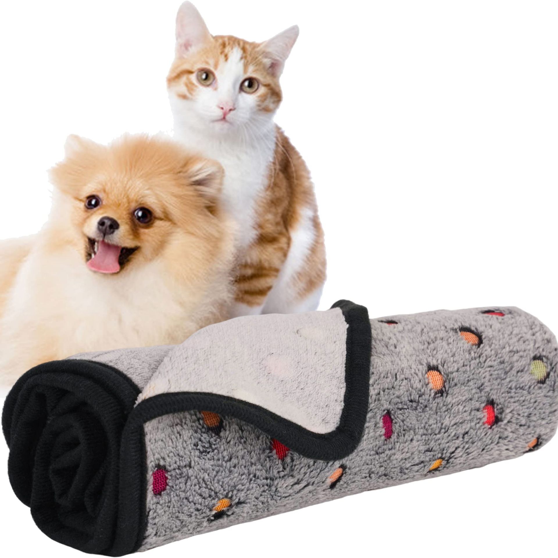 Tofern Pet Dog Blanket Washable Fluffy Fleece Blanket Soft and Breathable Cat Dog Blanket Fleece Coral Velvet Blankets for Cats Dogs Rabbits Pet Throw for Puppy Kitten Hamsters