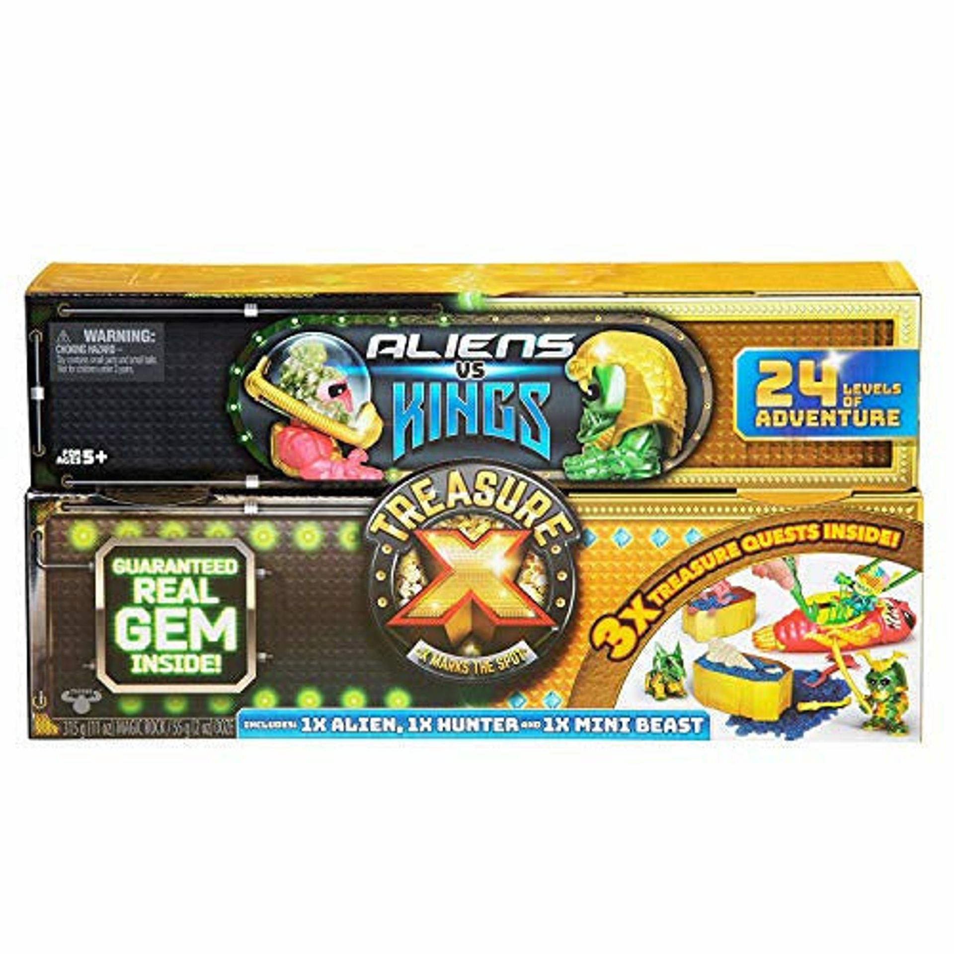 TREASURE X 41516 Aliens V Kings Treasure Chest-Styles, Colours Vary