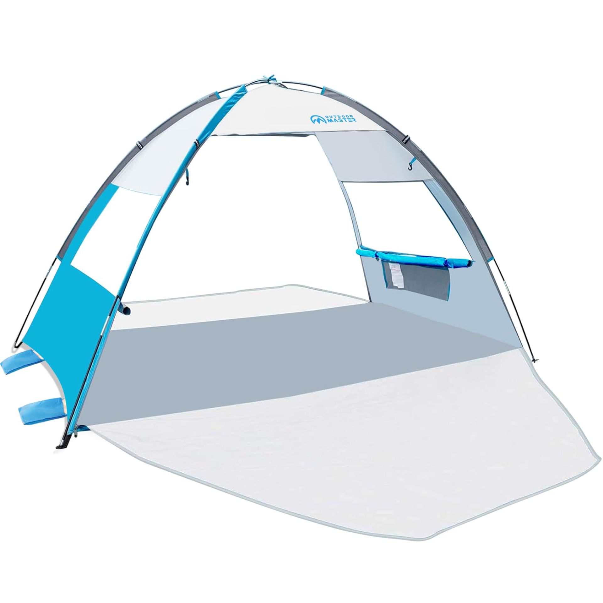 3 Person Beach Tent Sun Shelter - Easy Setup, UV Protection & Portable Canopy Shade for Outdoors
