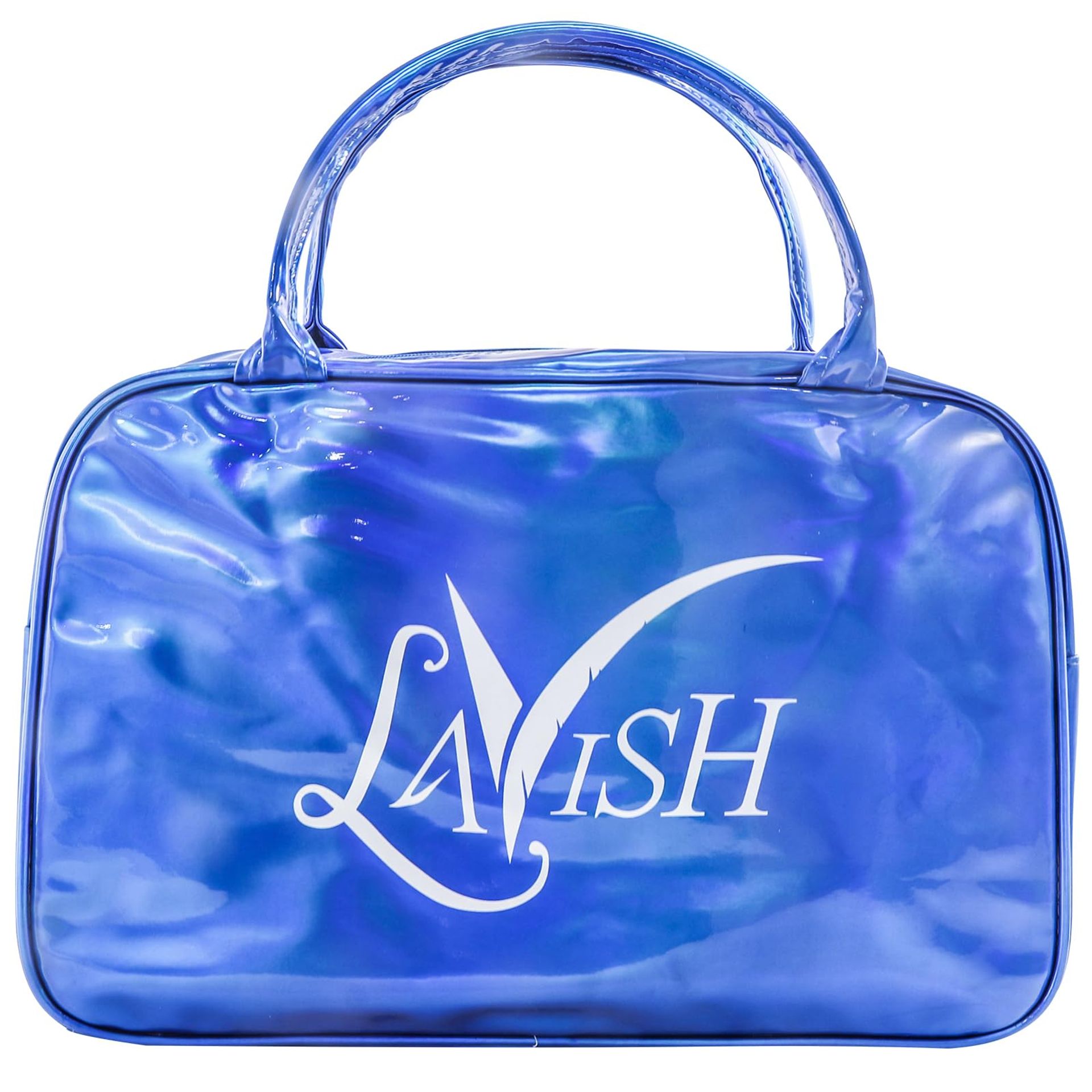 Gym Duffle Bag Lightweight Waterproof Weekender Tote for Sports, Travel and Yoga - Blue 44x28x17