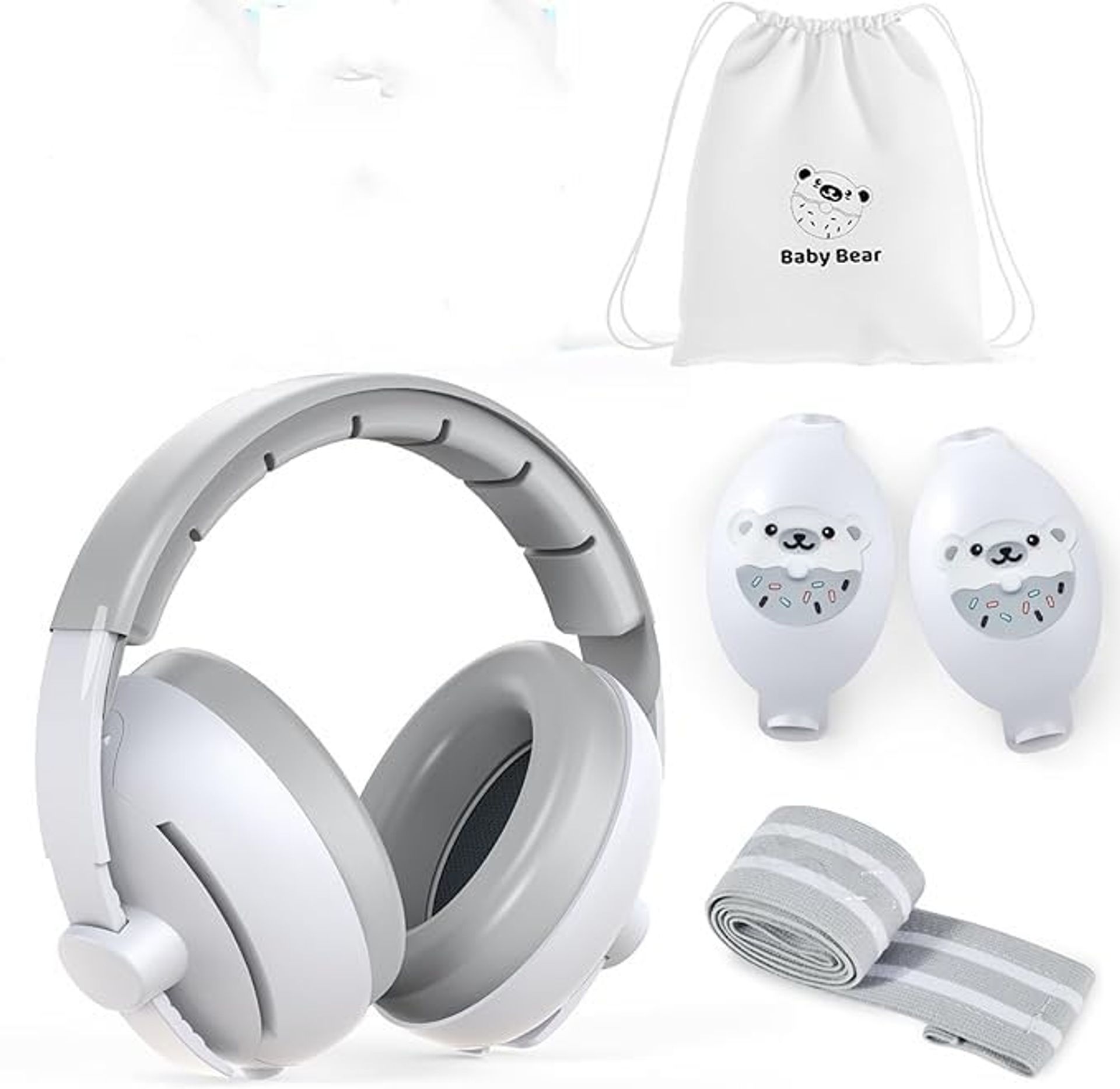Baby Ear Defenders Noise Protection for Infants & Toddlers 0-48 Months - Adjustable, Lightweight, CE & ANSI Certified