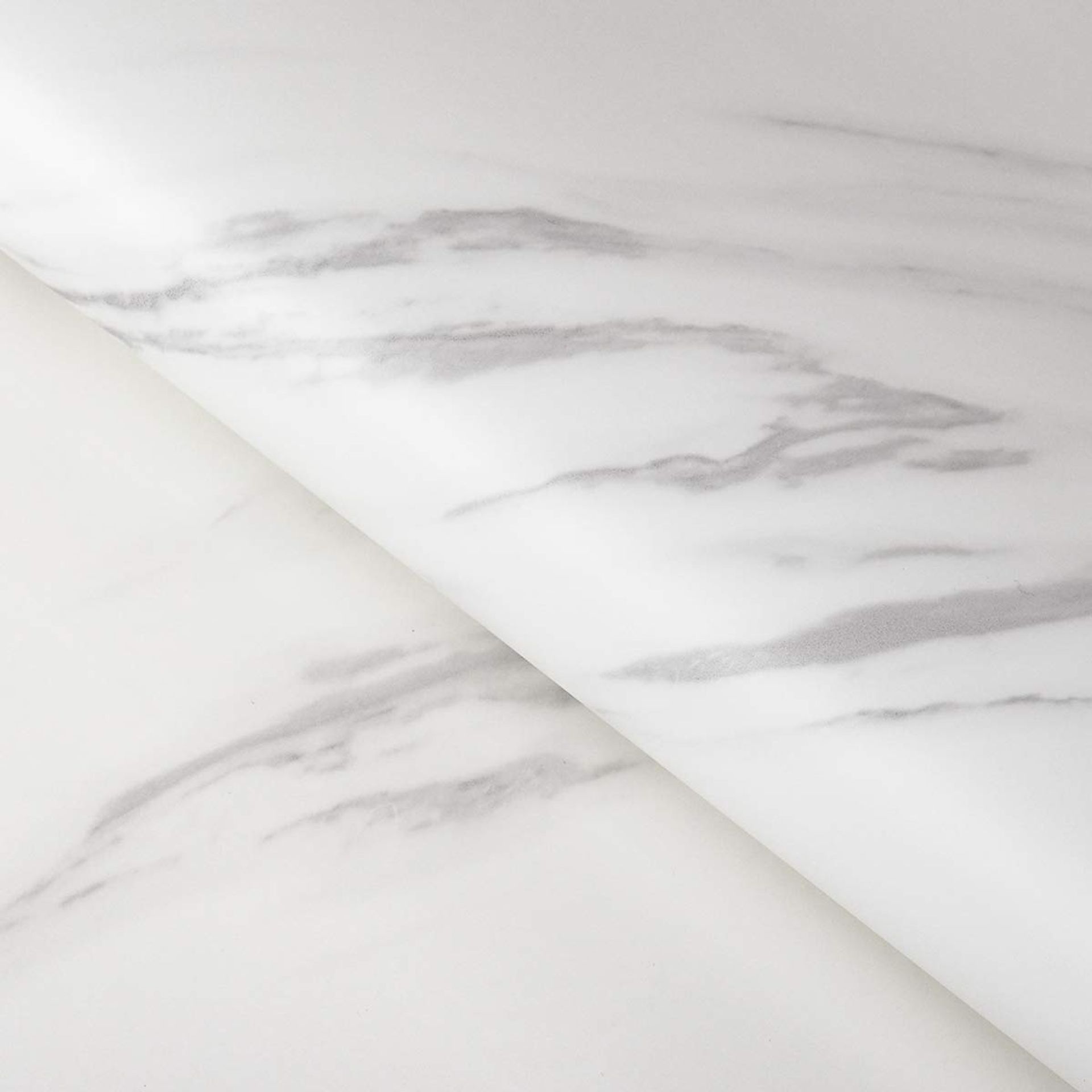Self Adhesive Marble Wallpaper Roll - Waterproof Vinyl Wrap for Kitchens & Bathrooms, 30CM×5M, White & Grey