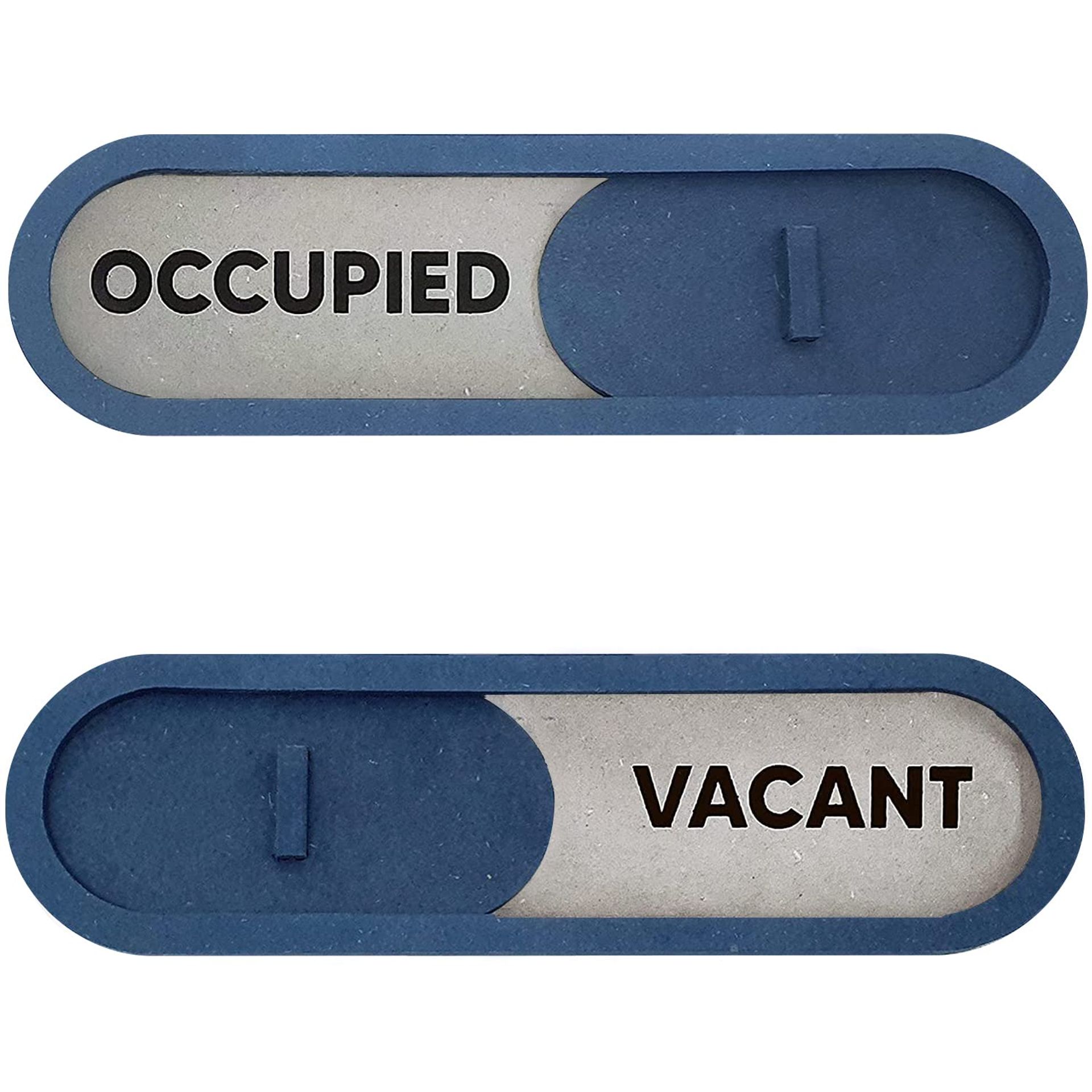 Vacant Occupied Sign (Red) - Privacy Sign - Office Door Sign - Do Not Disturb Office Sign - In a Meeting Door Sign - In Out Door Hanger