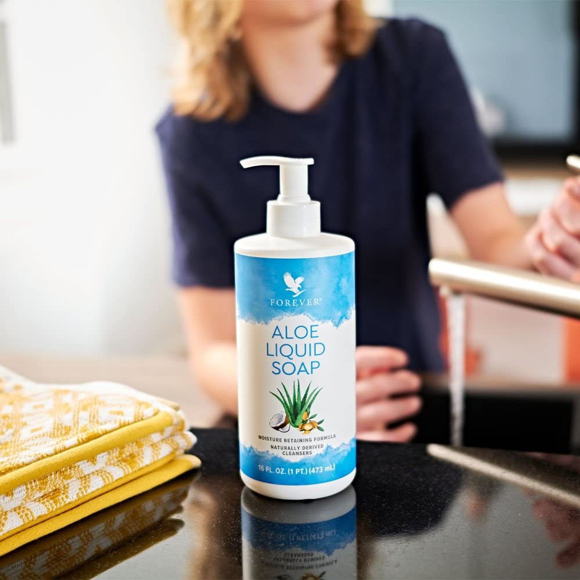 Forever Living Products Aloe Liquid Soap, 473ml, Cleanse And Moisturise,