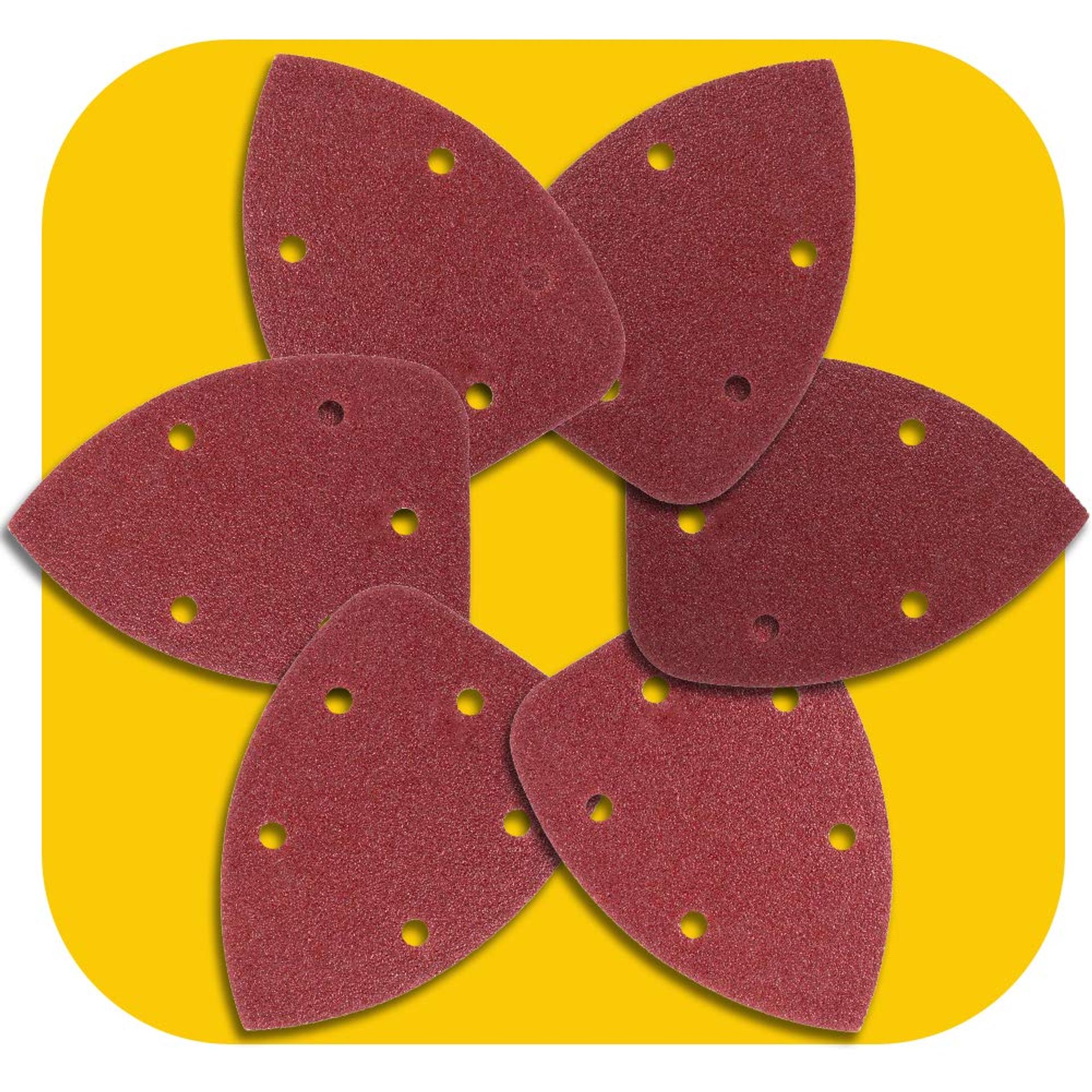60 PCS Mouse Detail Sandpaper 140mm x 90mm Assorted Grits 80-600 for Smooth Finishing