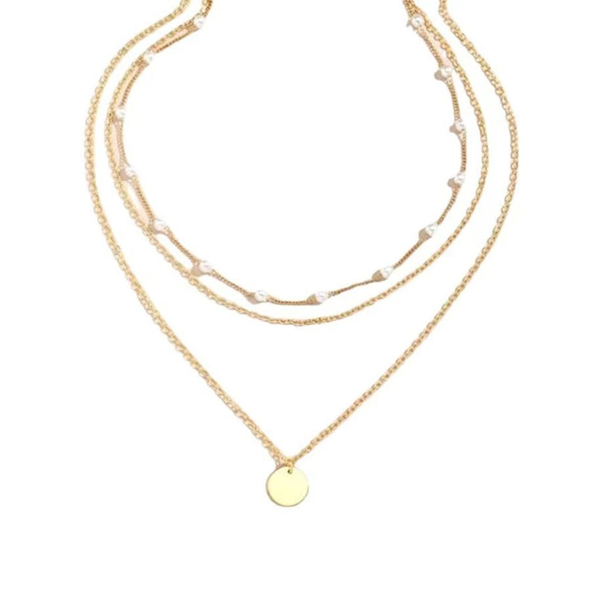 Elegant Golden Pearl Choker & Layered Necklace for Women - Perfect Wedding & Gift Jewellery