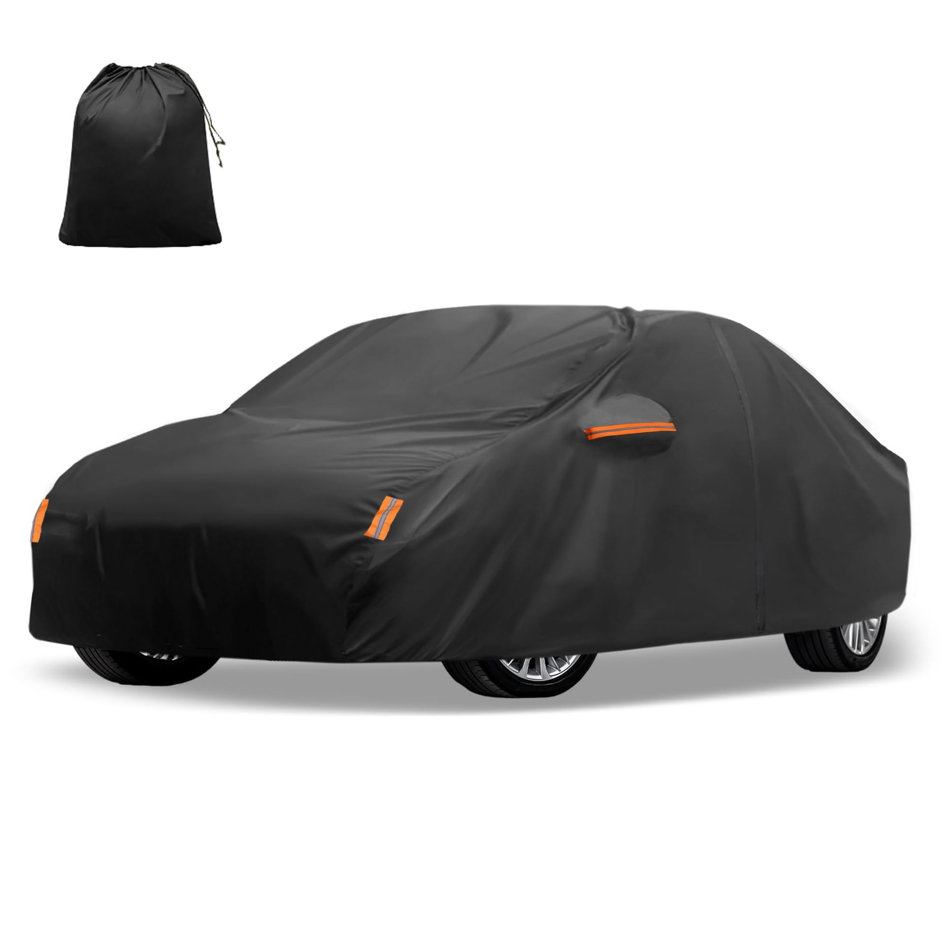 Waterproof Car Cover for Toyota Camry 2007-2022 - All Weather Aluminium Film with Door Zipper