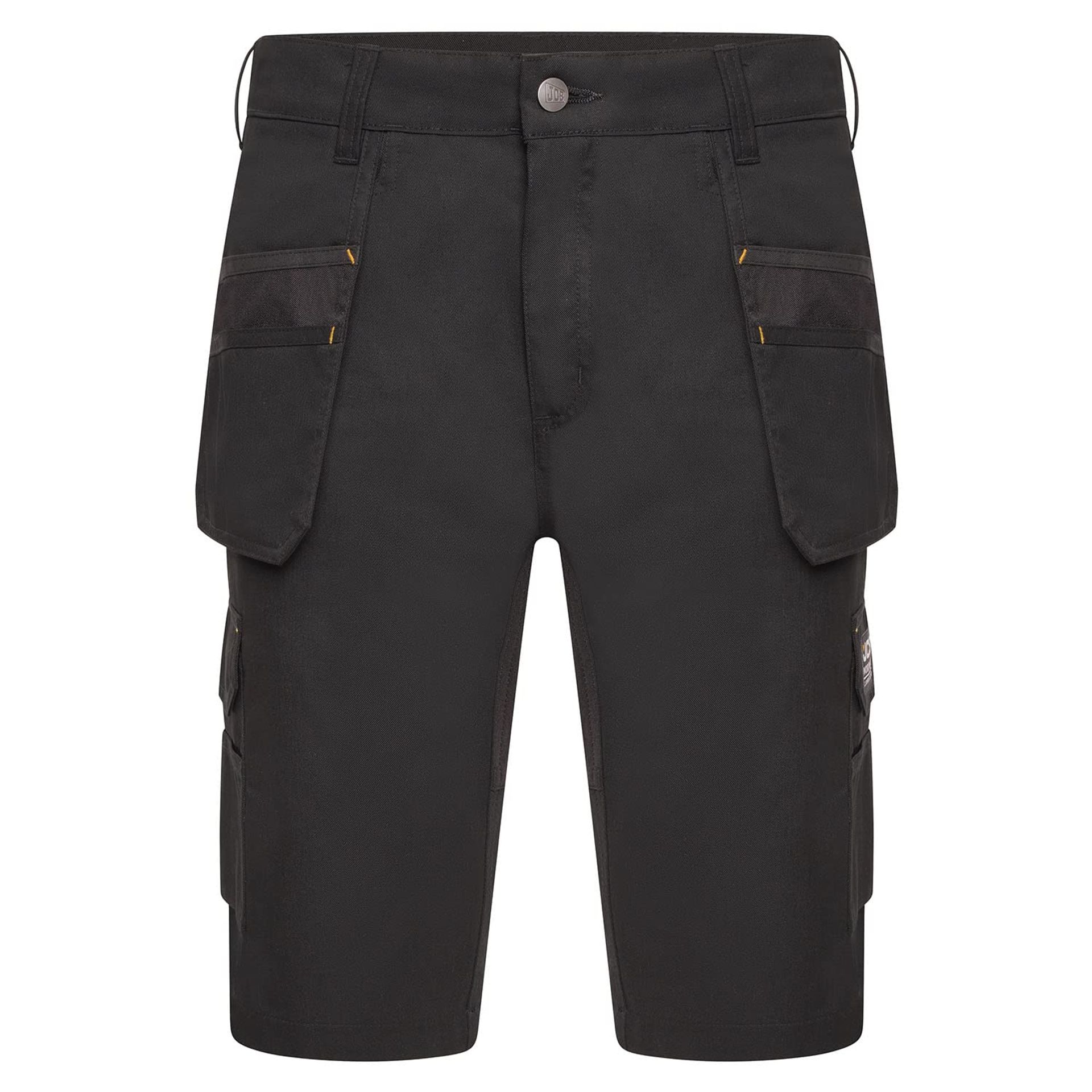 Men's Trade Hybrid 4-Way Stretch Work Shorts Multi-Pocket Holster Design - Black 36W