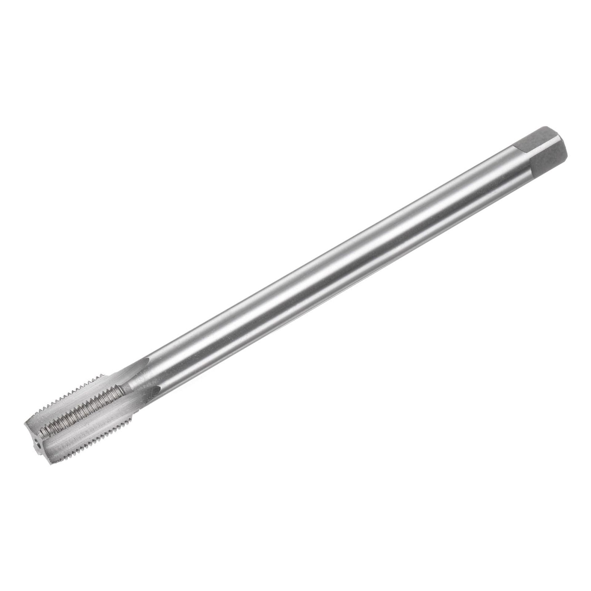 Metric Thread Tap M18 x 1.5 H2 Extra Long Straight Flute High-Speed Steel Machine Tapping Tool - Silver M18 x 1.5 x 200mm