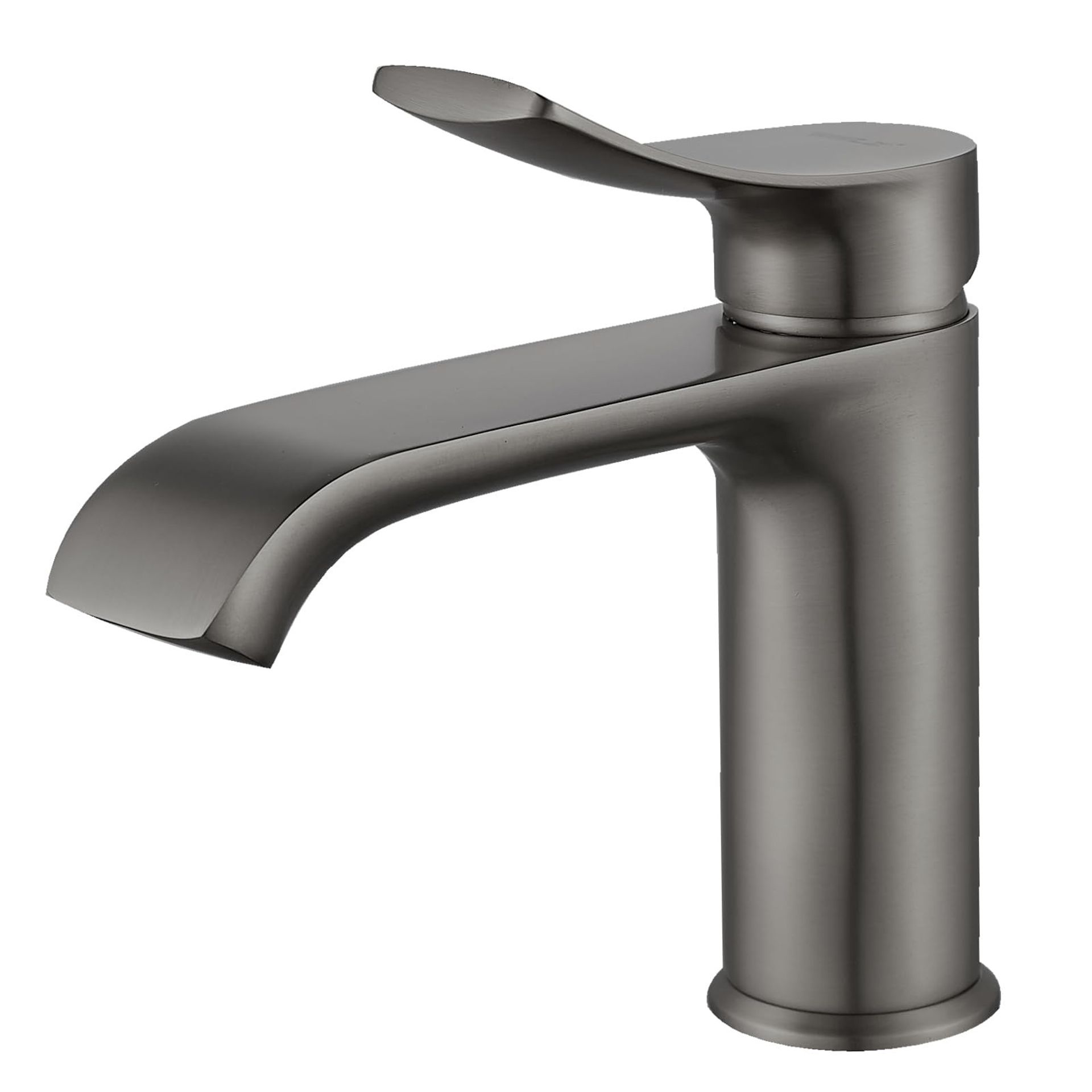 Modern Basin Mixer Tap High-Grade Brass Dual Control Leak-Resistant Rust-Proof - Gunmetal ML003