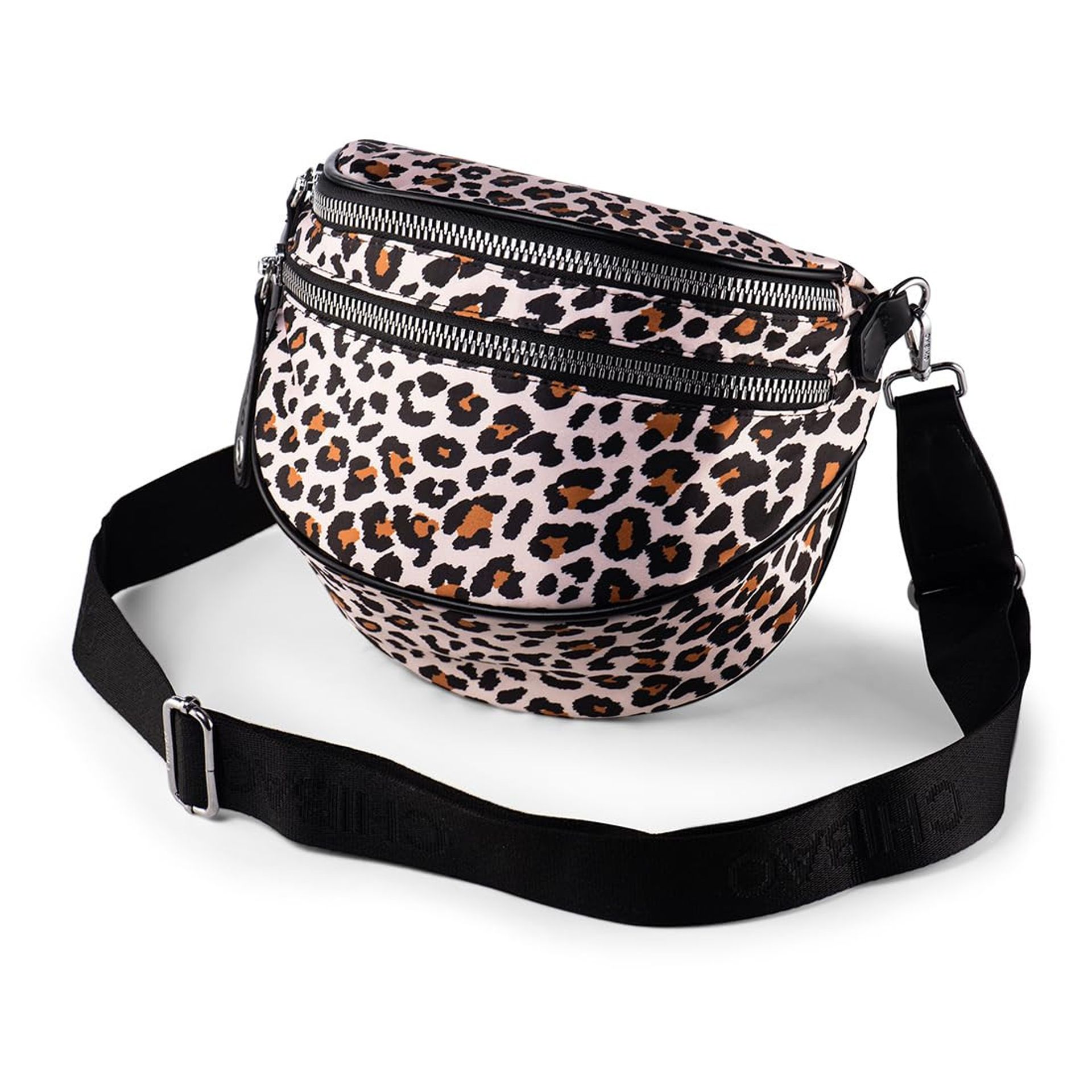Leopard Print Crossbody Shoulder Bag for Women Wide Strap Stylish Handbag - Leopard Print 2203