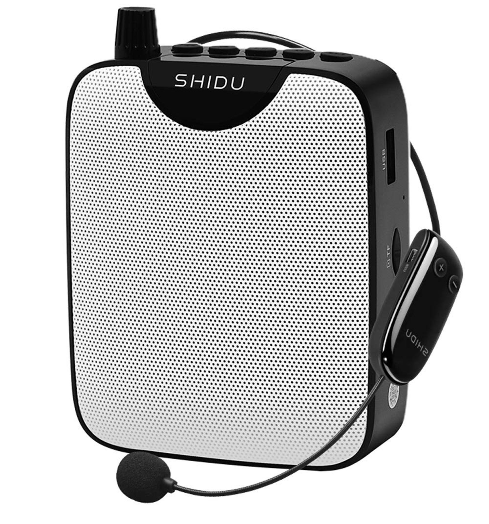 Wireless Voice Amplifier Portable PA System with Headset Mic, U Disk & TF Card Support - M500UHF(Wireless) - Student Essentials