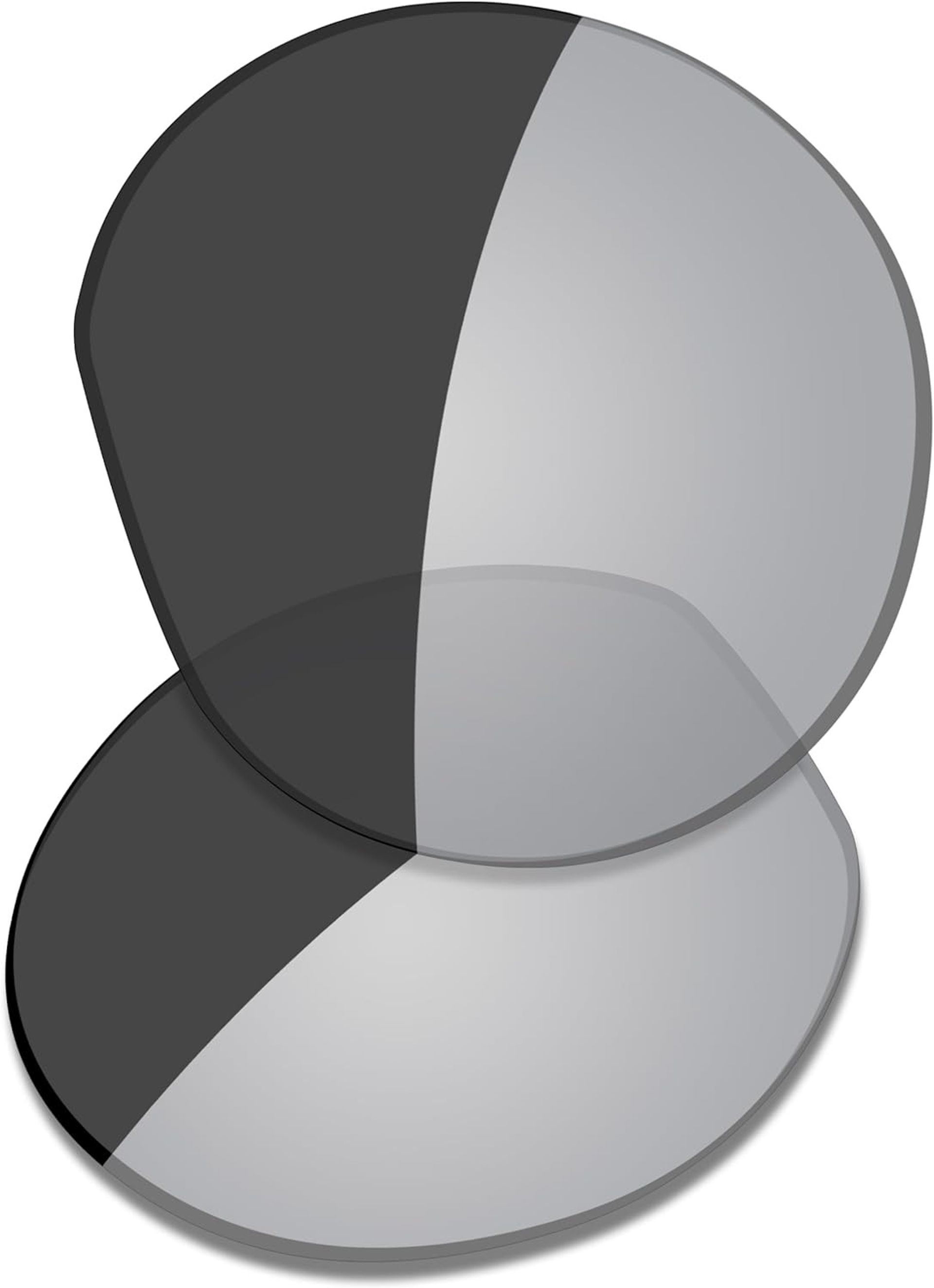 Replacement Lenses for Oakley Meta HSTN OW8002 51mm High Definition Photochromic Anti Blue Light Non Polarised - Grey One Size
