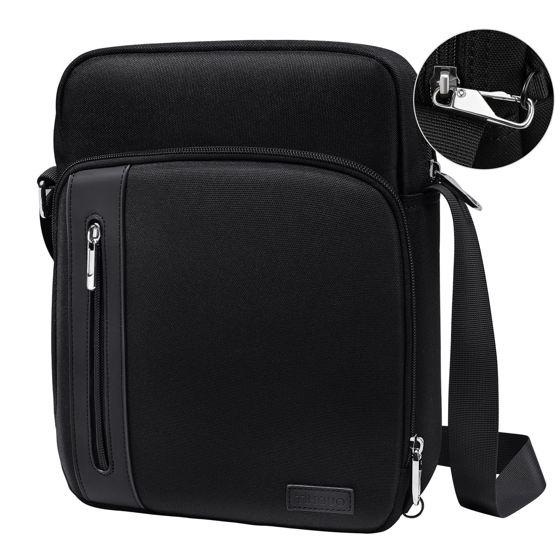 Tablet Sleeve Bag 11 Inch Anti-Theft Design with Shoulder Strap Fits iPad & Galaxy Tab - Black 11 Inch