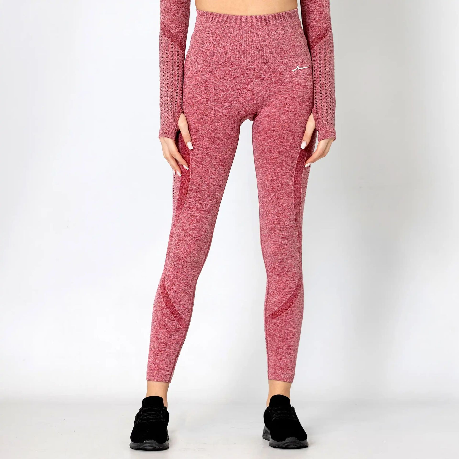 Forza High Waist Leggings - Flamingo Pink - Large